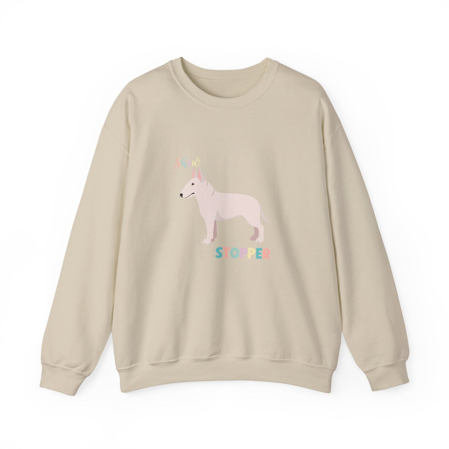 Bull Terrier Dog Unisex Heavy Blend Crewneck Sweatshirt