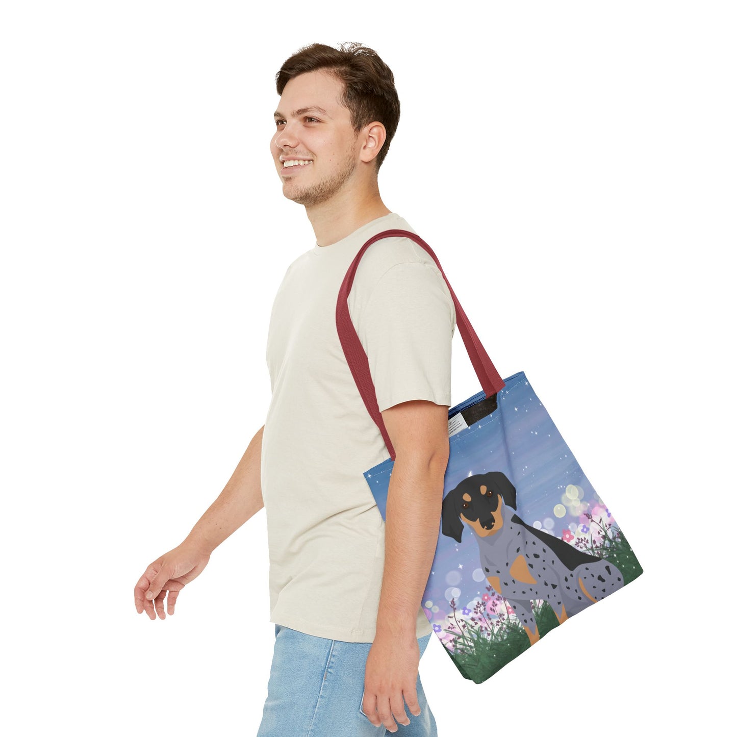 Bluetick Coonhound Dog Tote Bag 16x16