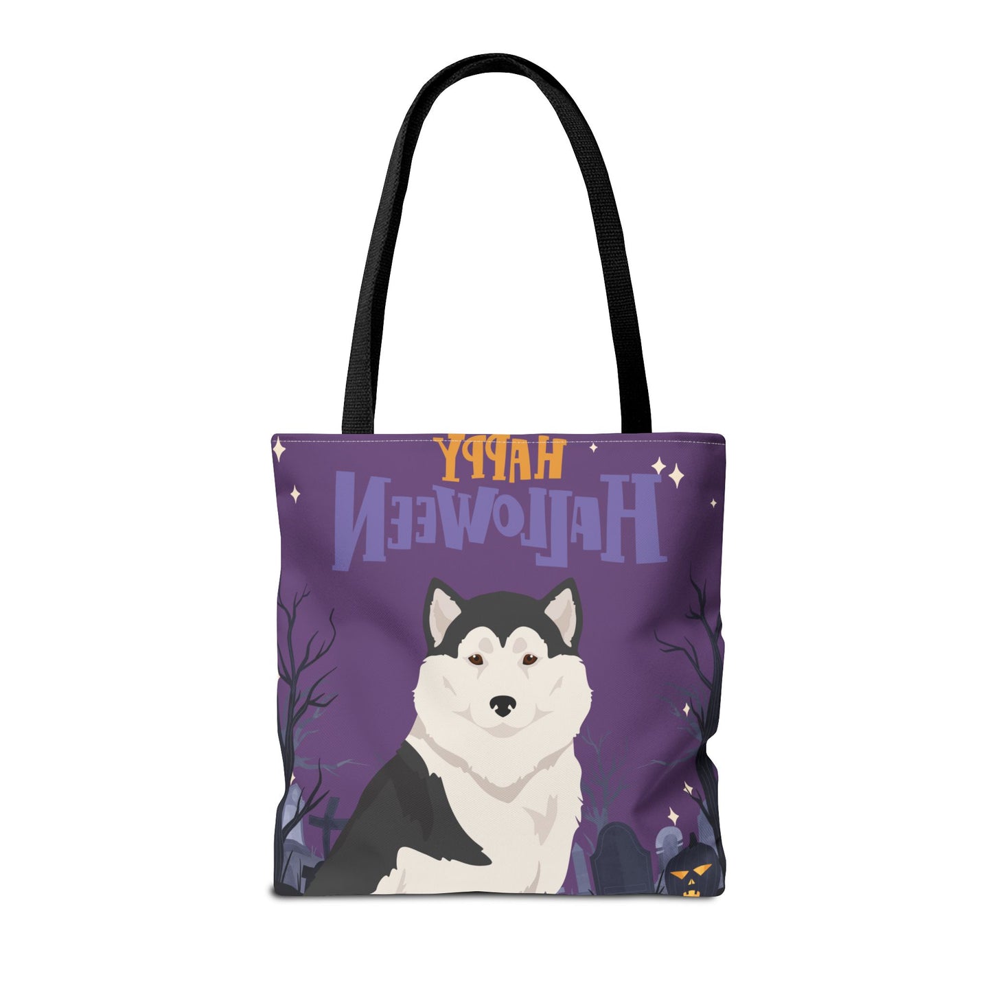 Greenland Dog Dog Happy Halloween Tote Bag 16x16