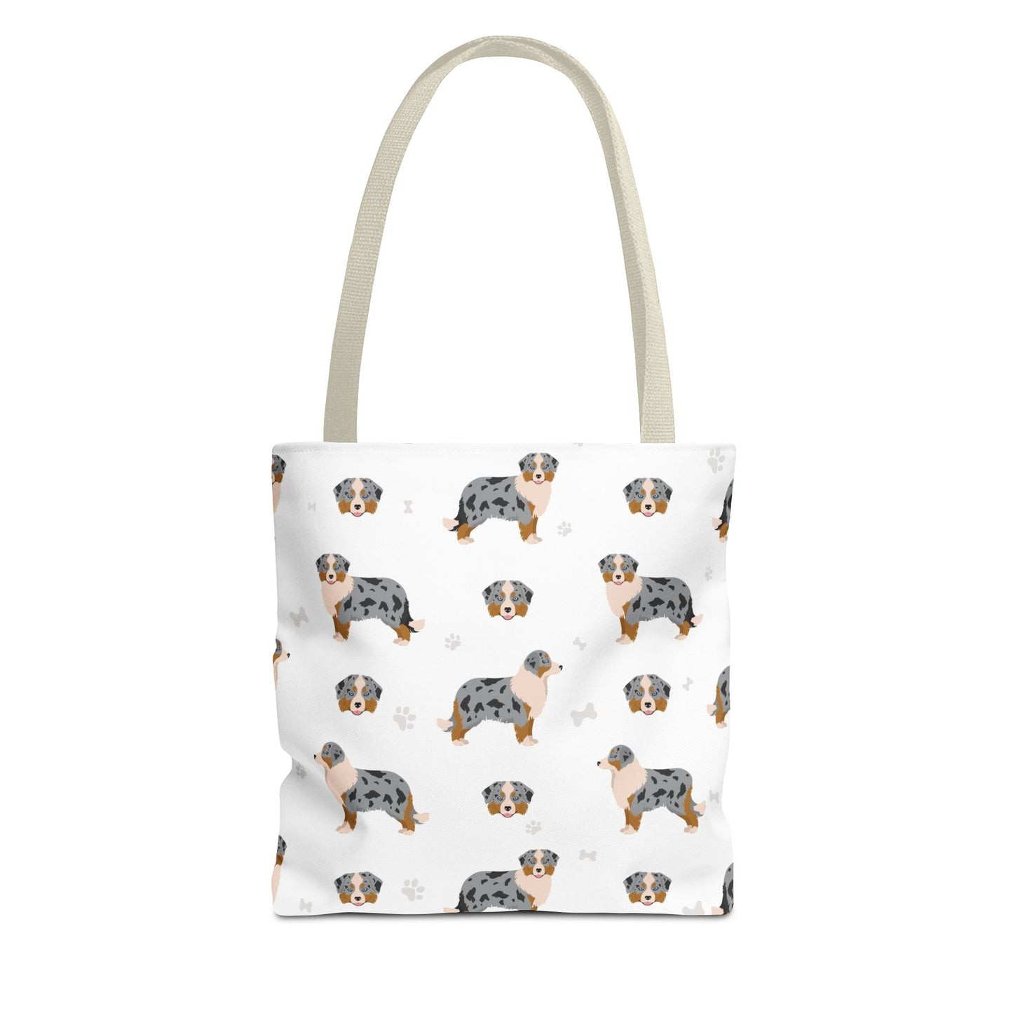 Miniature American Shepherd Dog Tote Bag, Aussie Dog Mom Gift