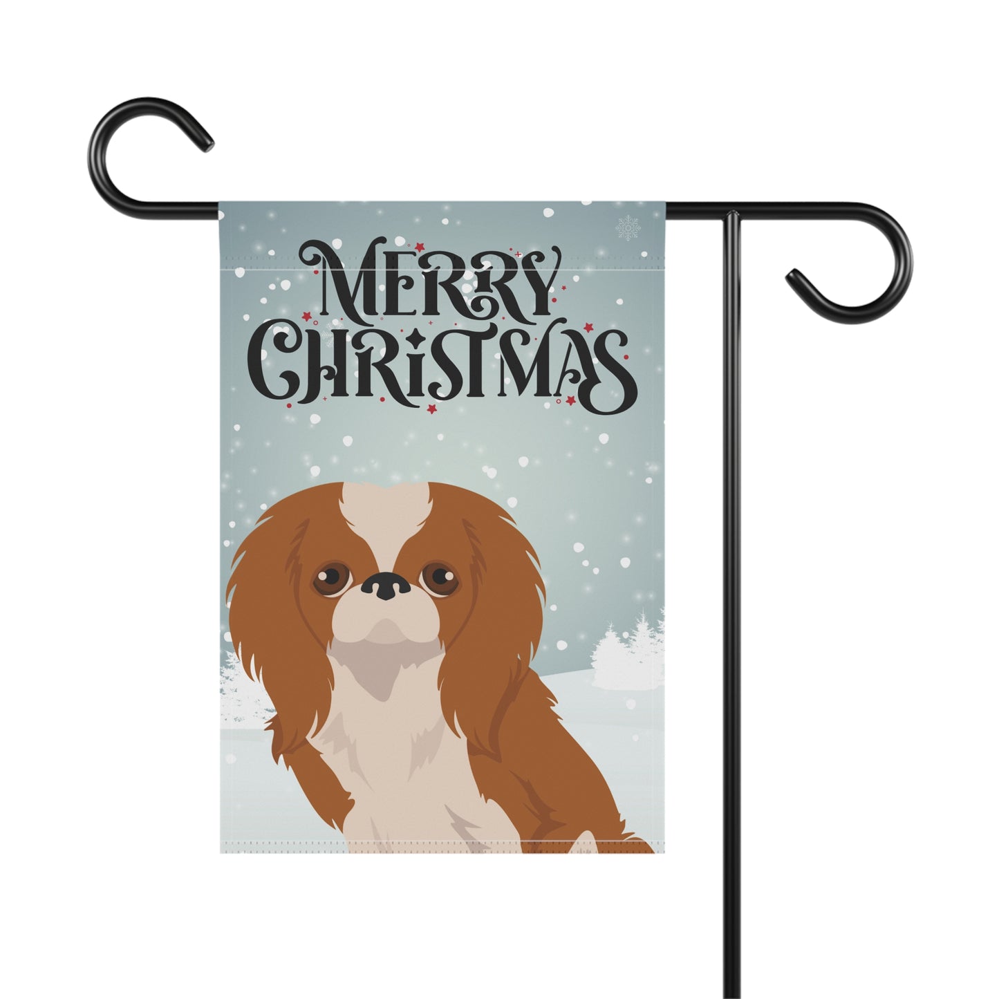 Japanese Chin Dog Garden Flag