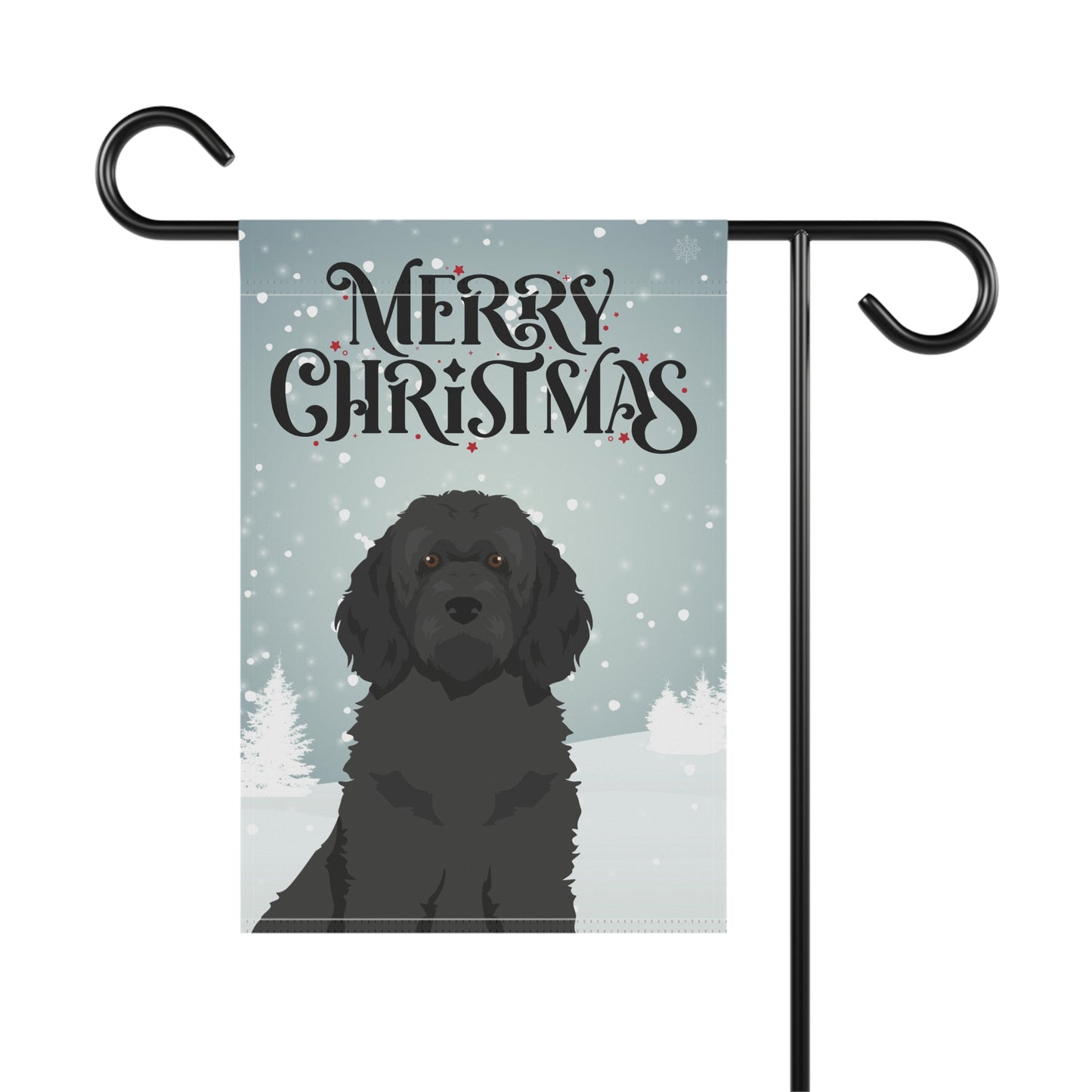Portuguese Water Dog Garden Flag