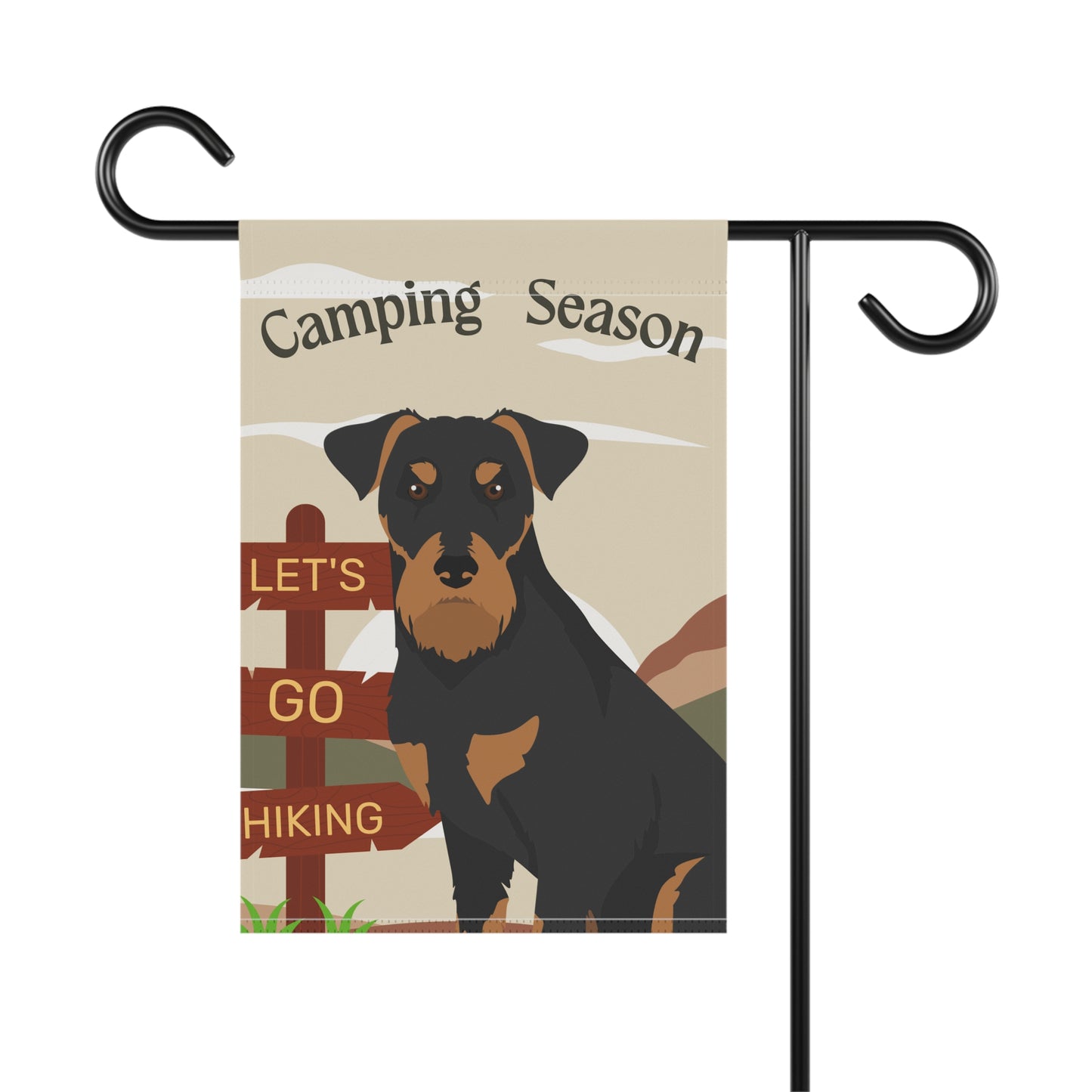 Jagdterrier Dog Camping Garden Flag