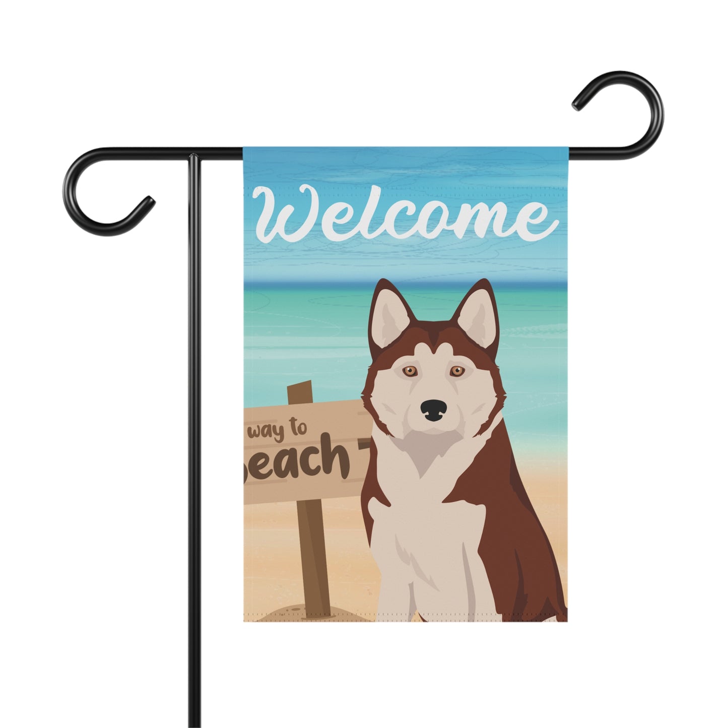 Alaskan Husky Dog Garden Flag
