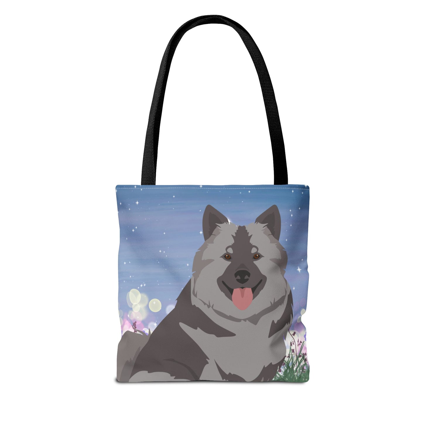 keeshond Dog Tote Bag 13x13