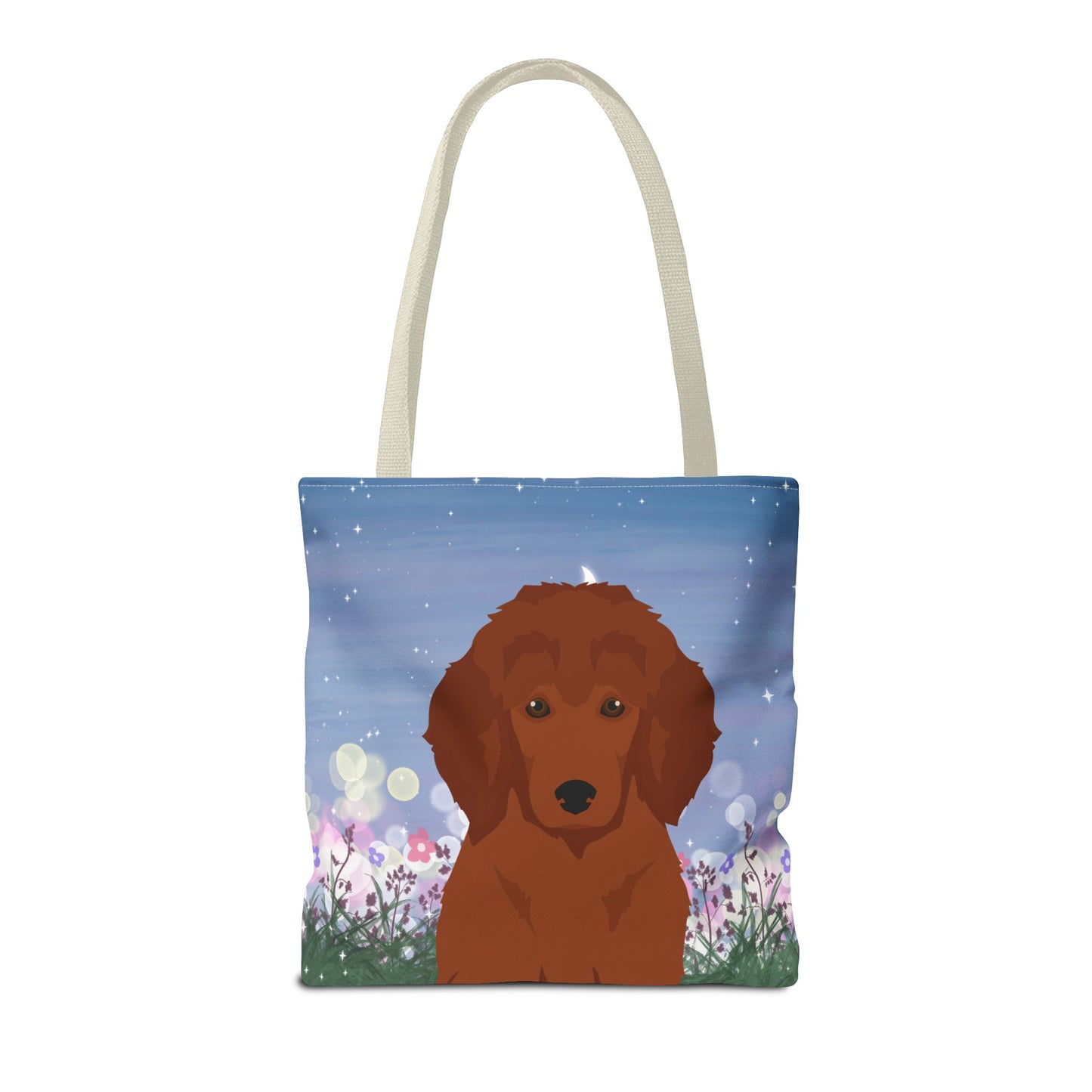 Poodle Dog Tote Bag 16x16