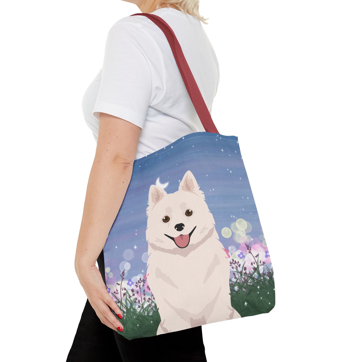 American Eskimo Dog Dog Tote Bag 16x16