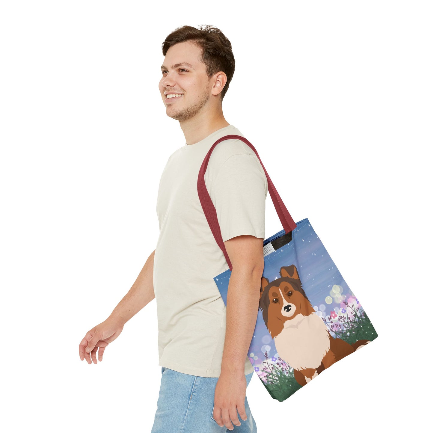 Shetland Sheepdog Dog Tote Bag 16x16