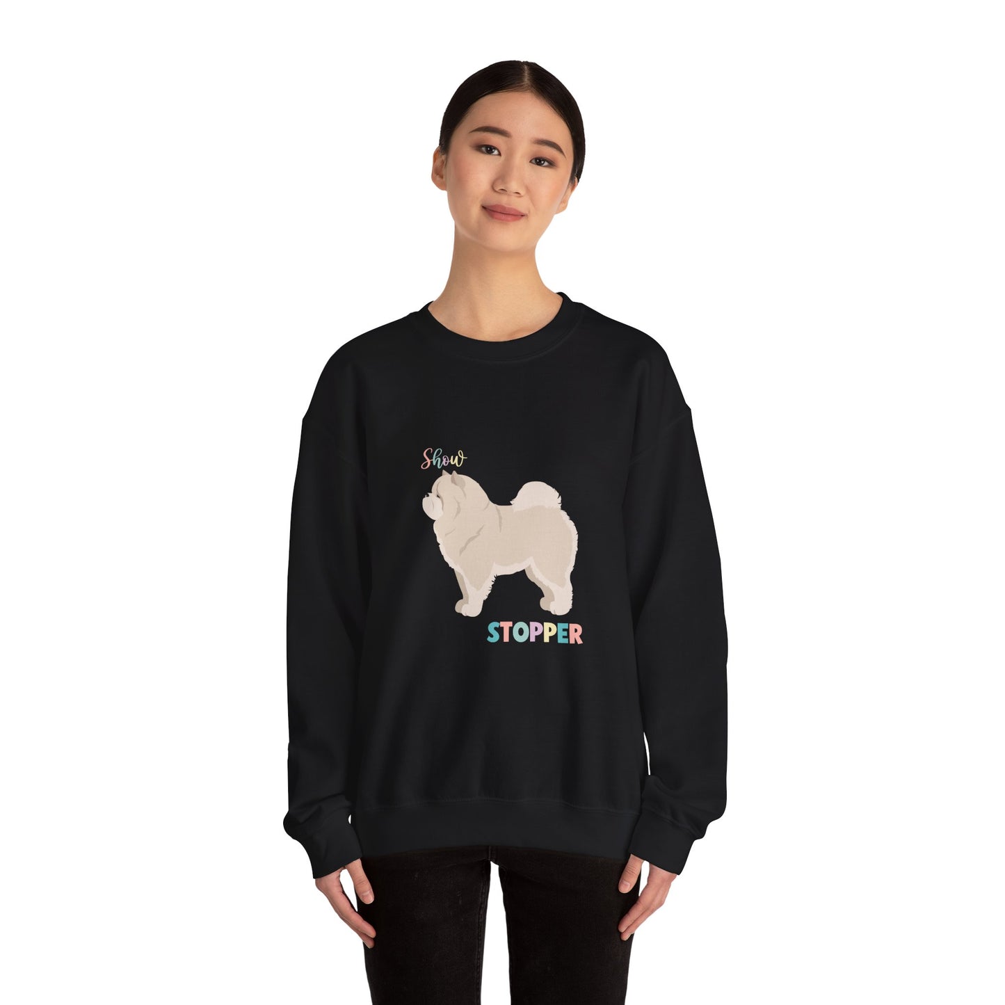 Chow Chow Dog Unisex Heavy Blend Crewneck Sweatshirt