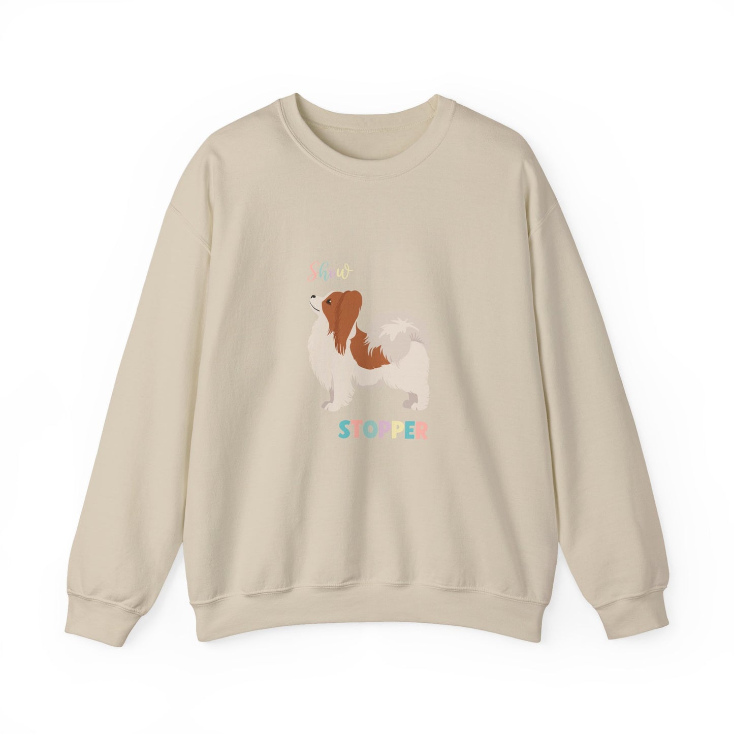 Papillon Dog Unisex Heavy Blend Crewneck Sweatshirt