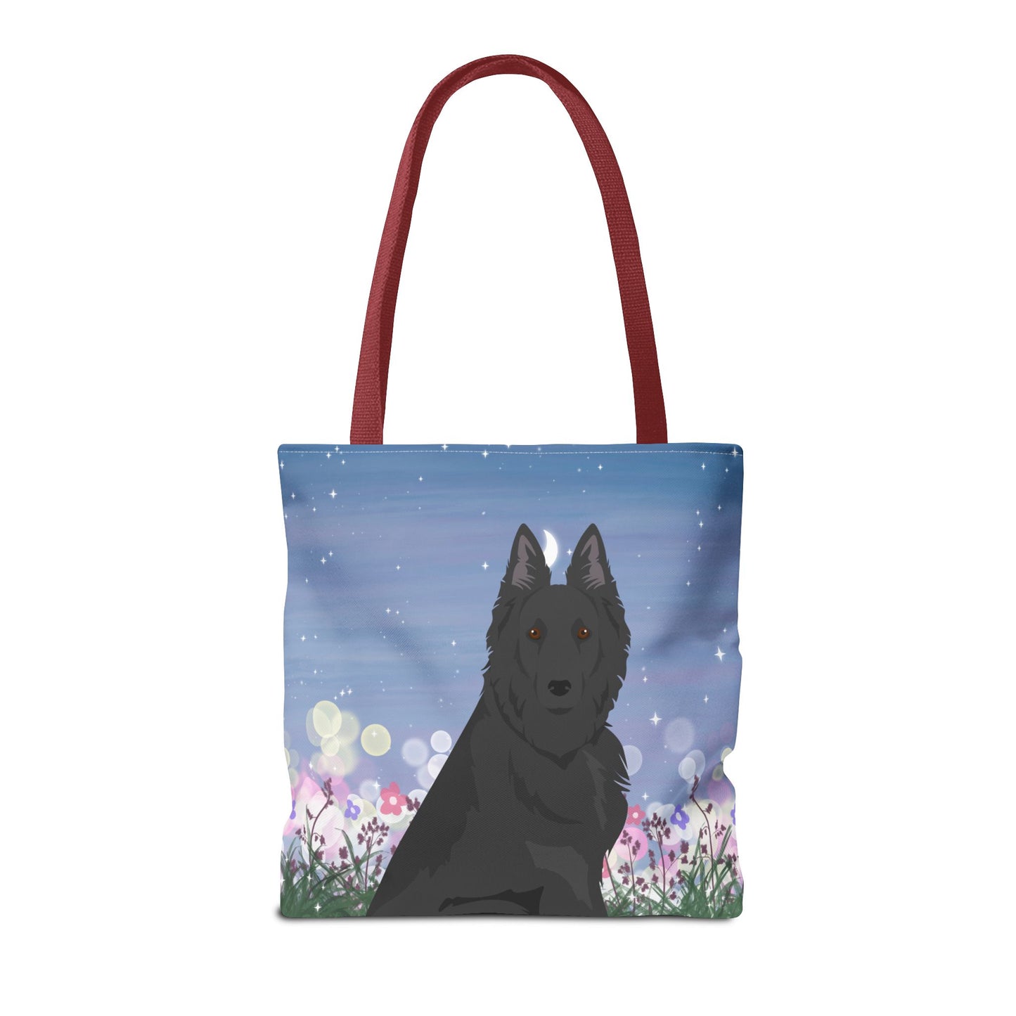 Belgian Sheepdog Dog Tote Bag 16x16