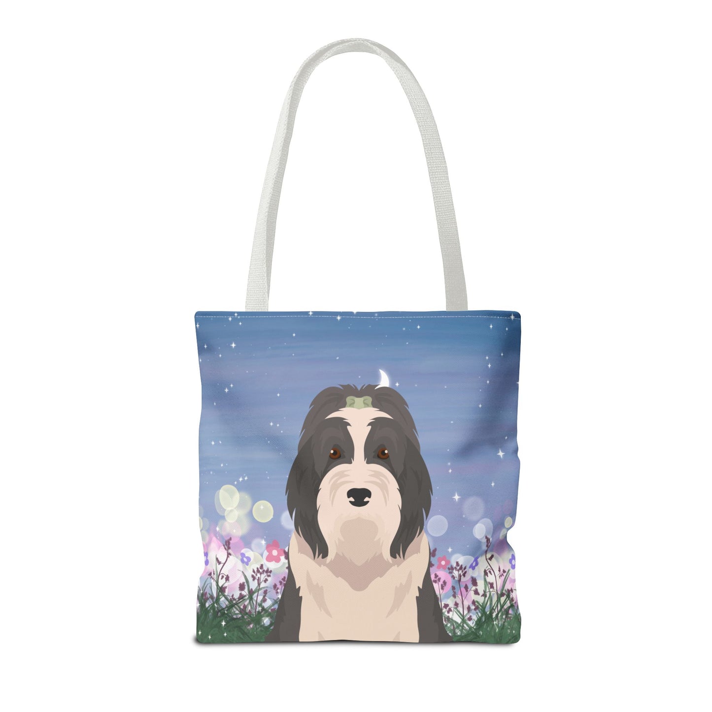 Bearded Collie Dog Tote Bag 16x16