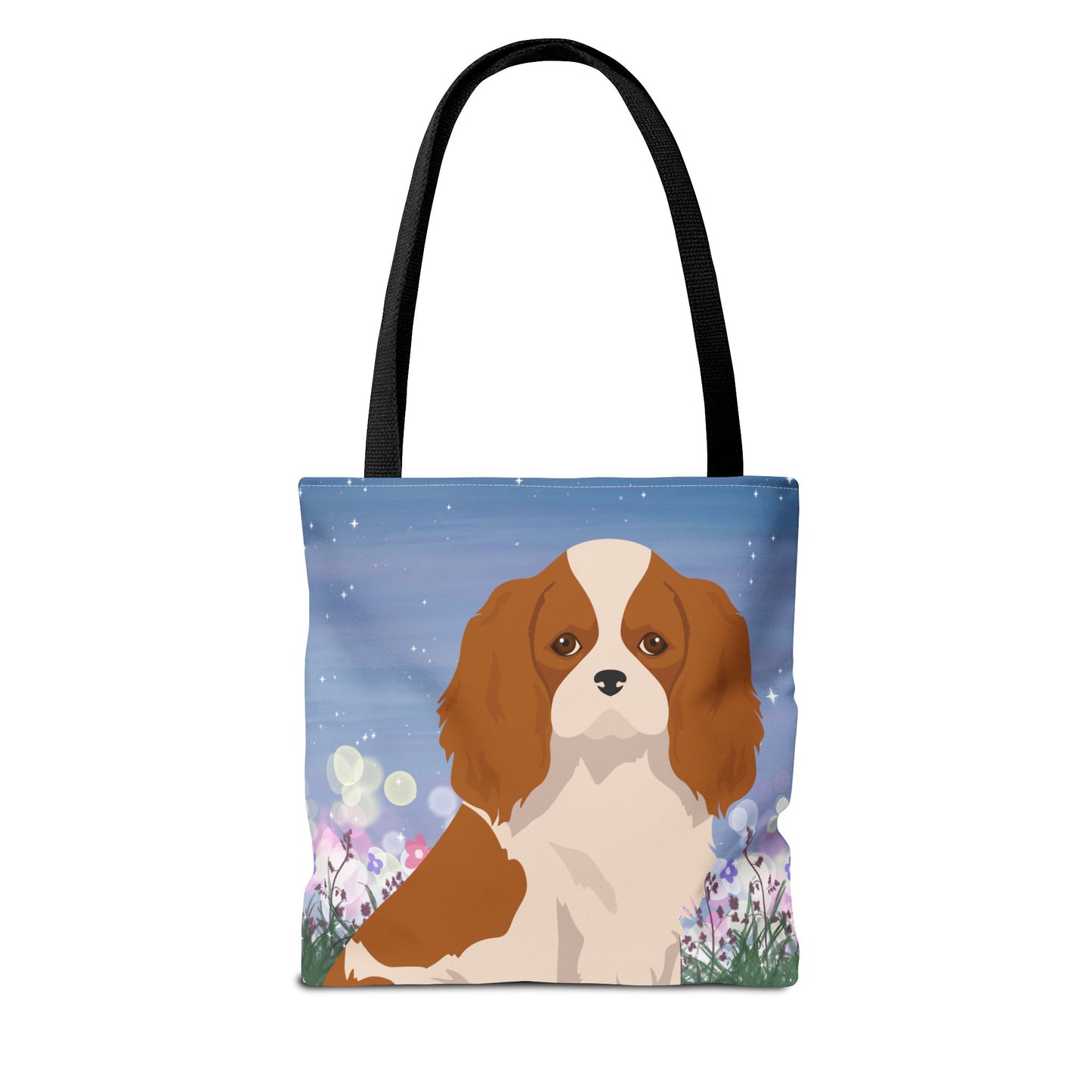 Cavalier King Charles Spaniel Dog Tote Bag 13x13
