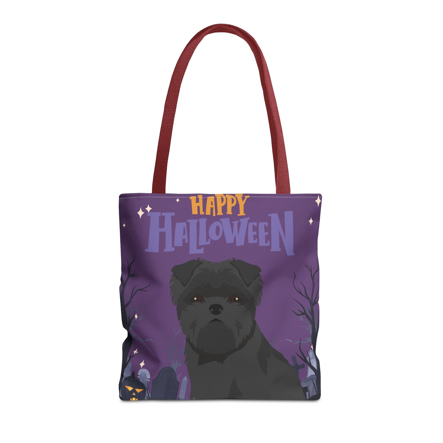 Affenpinscher Dog Happy Halloween Tote Bag 16x16