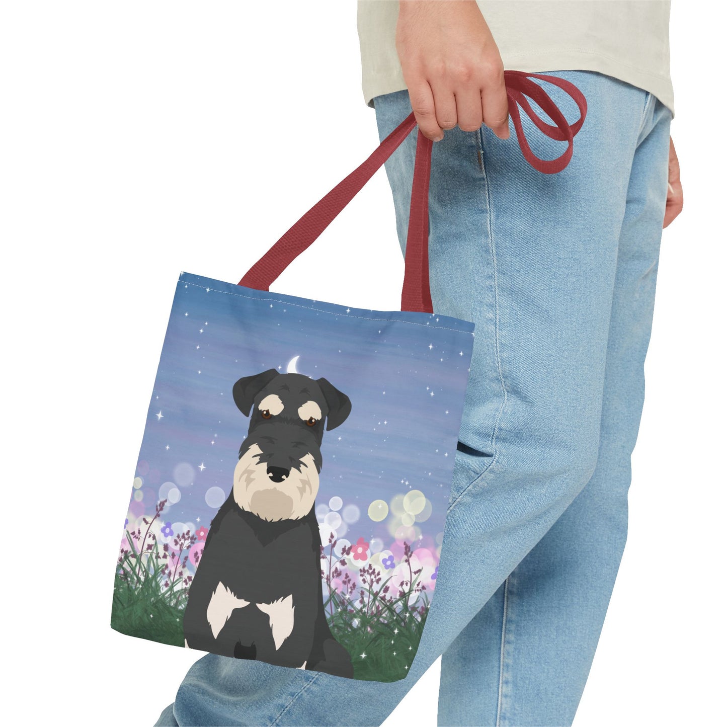 Schnauzer Dog Tote Bag 13x13