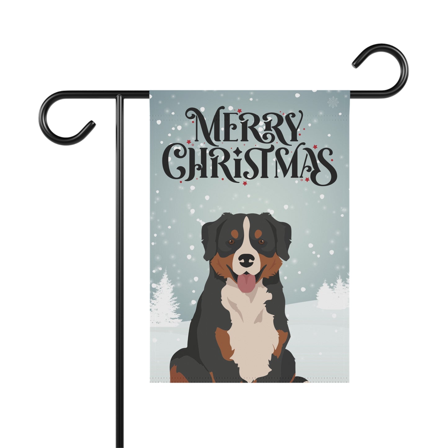 Bernese Mountain Dog Garden Flag