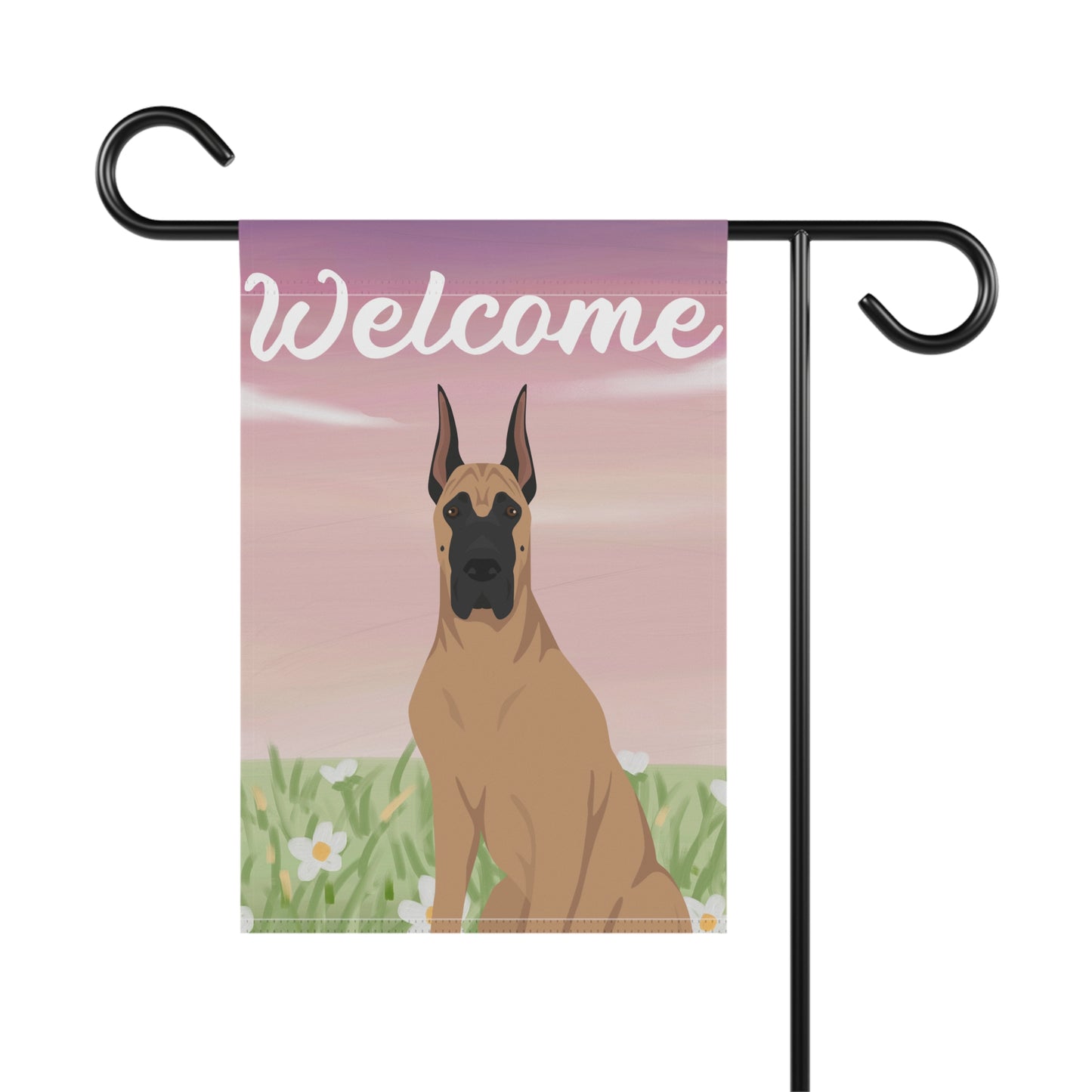 Great Dane Dog Welcome Garden Flag