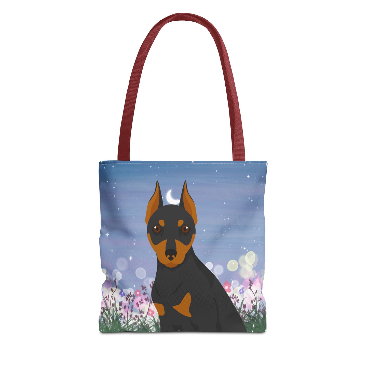 Miniature Pinscher Dog Tote Bag 13x13