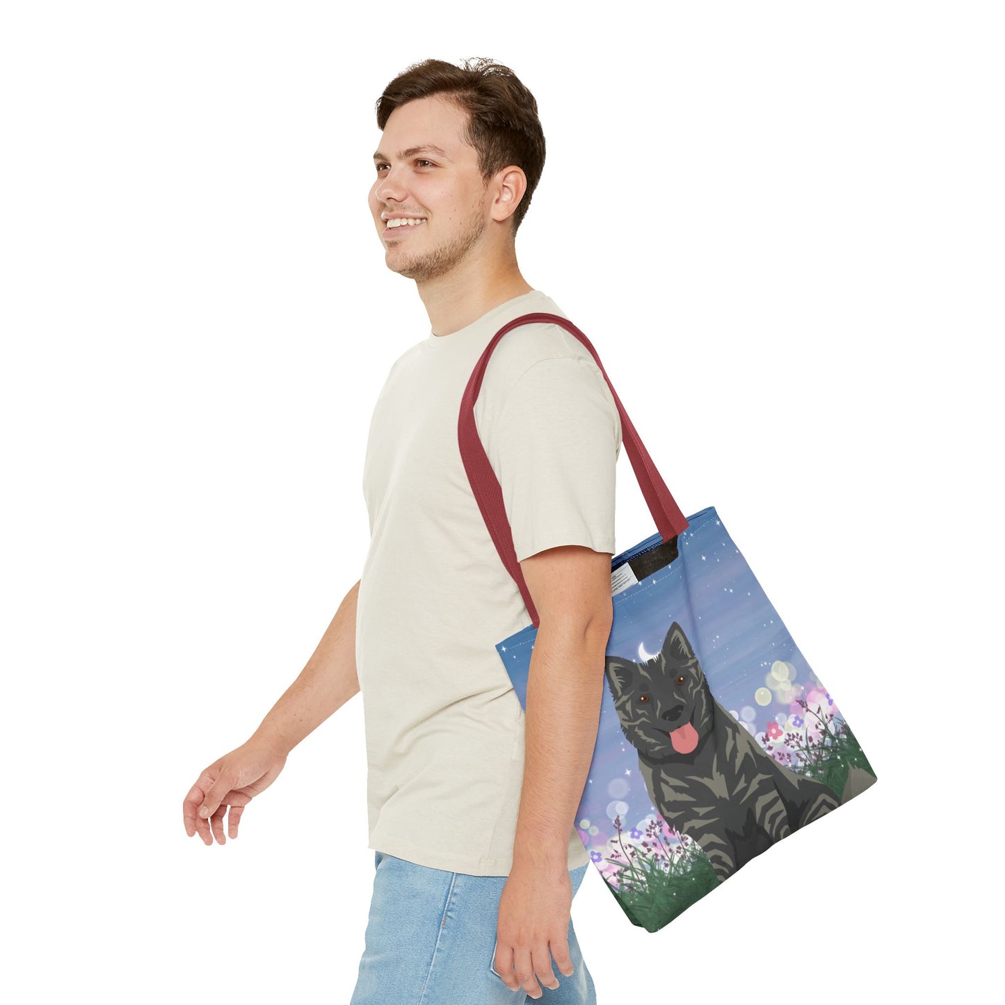 Kintamani Bail Dog Tote Bag 16x16