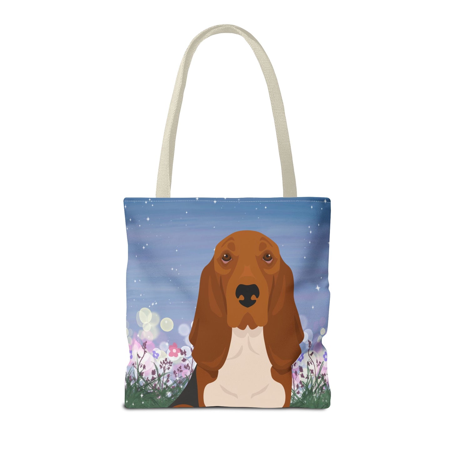Basset Hound Dog Tote Bag 16x16