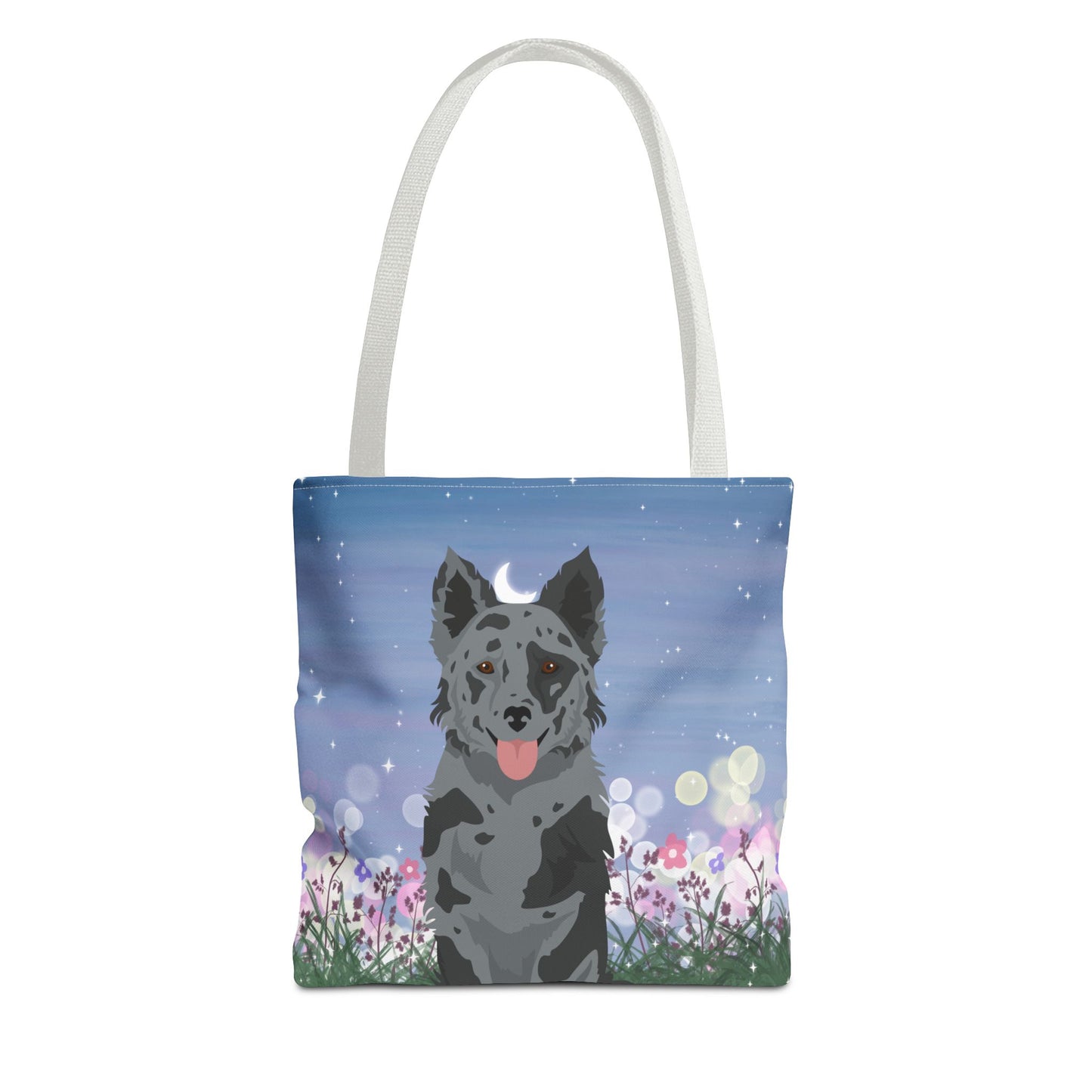 Mudi Dog Tote Bag 13x13