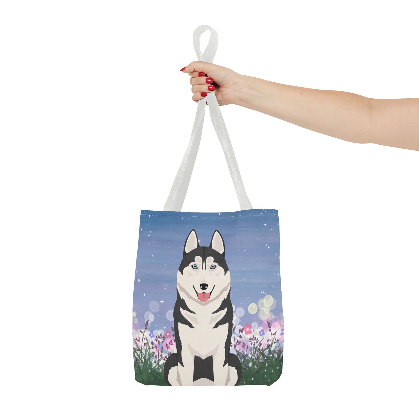 Siberian Husky Dog Tote Bag 13x13
