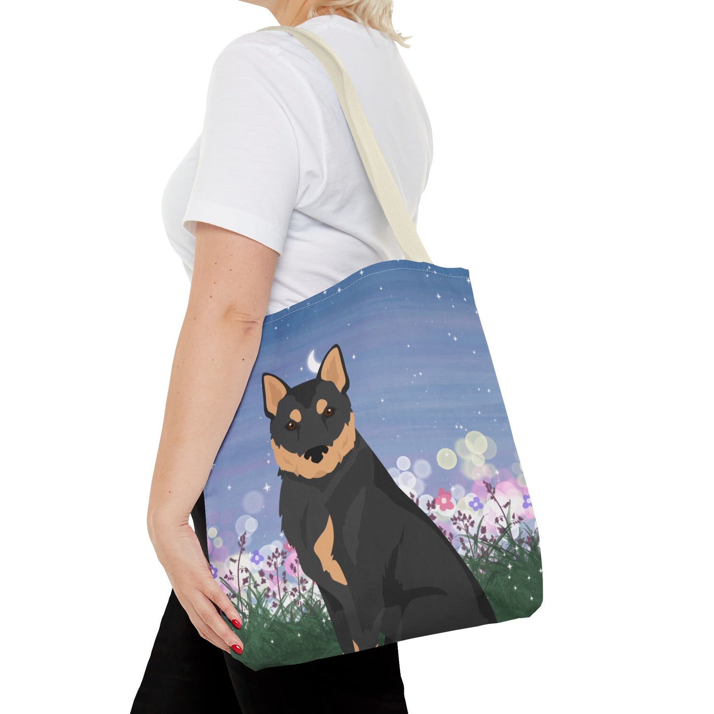 Korean Jindo Dog Tote Bag 16x16