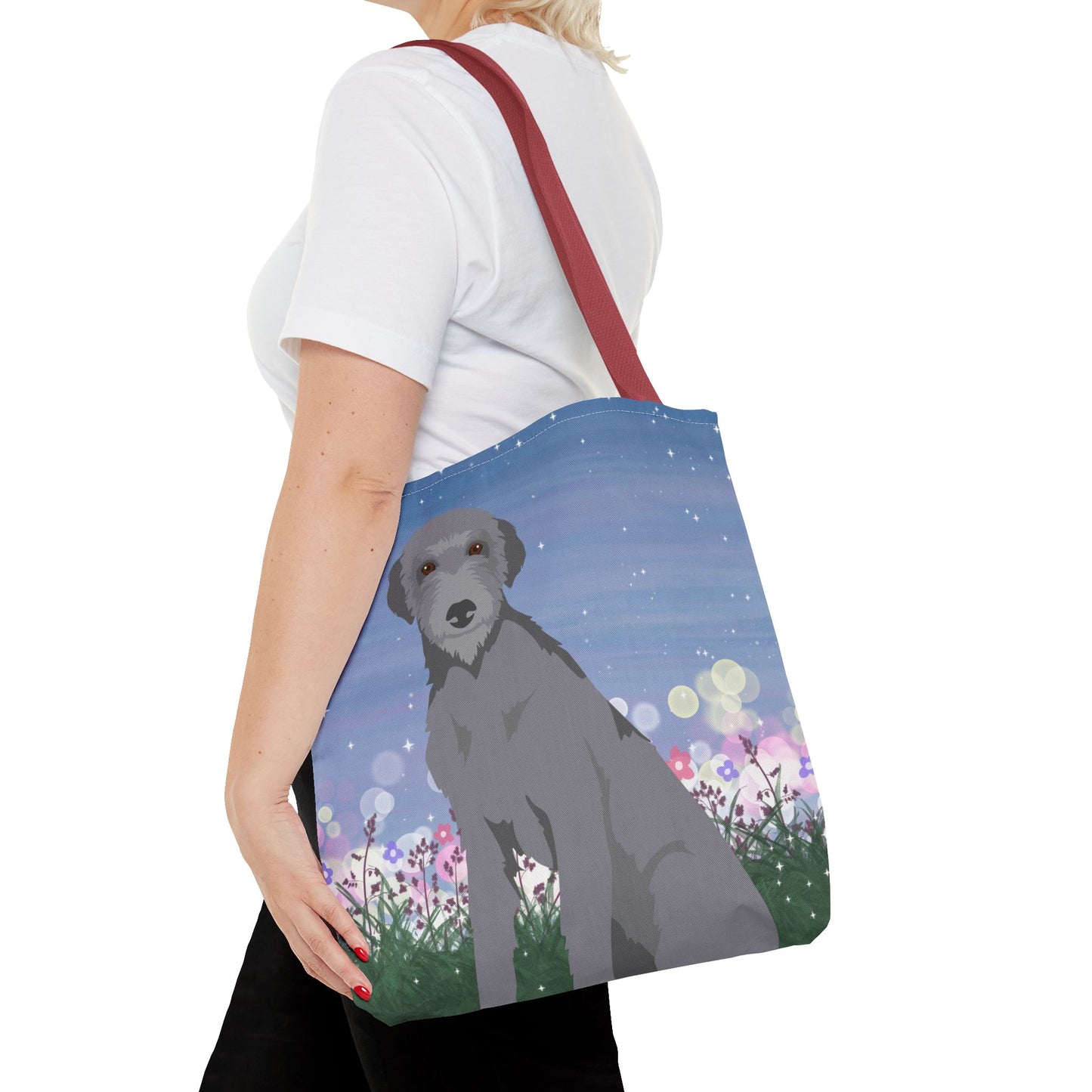 Scottish Deerhound Dog Tote Bag 16x16