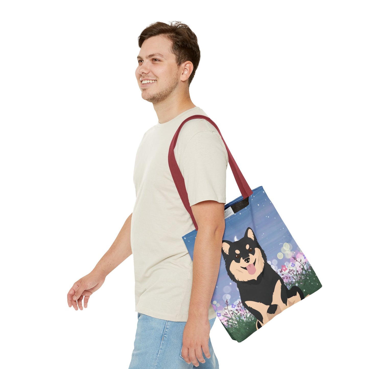 Finnish Lapphund Dog Tote Bag 16x16