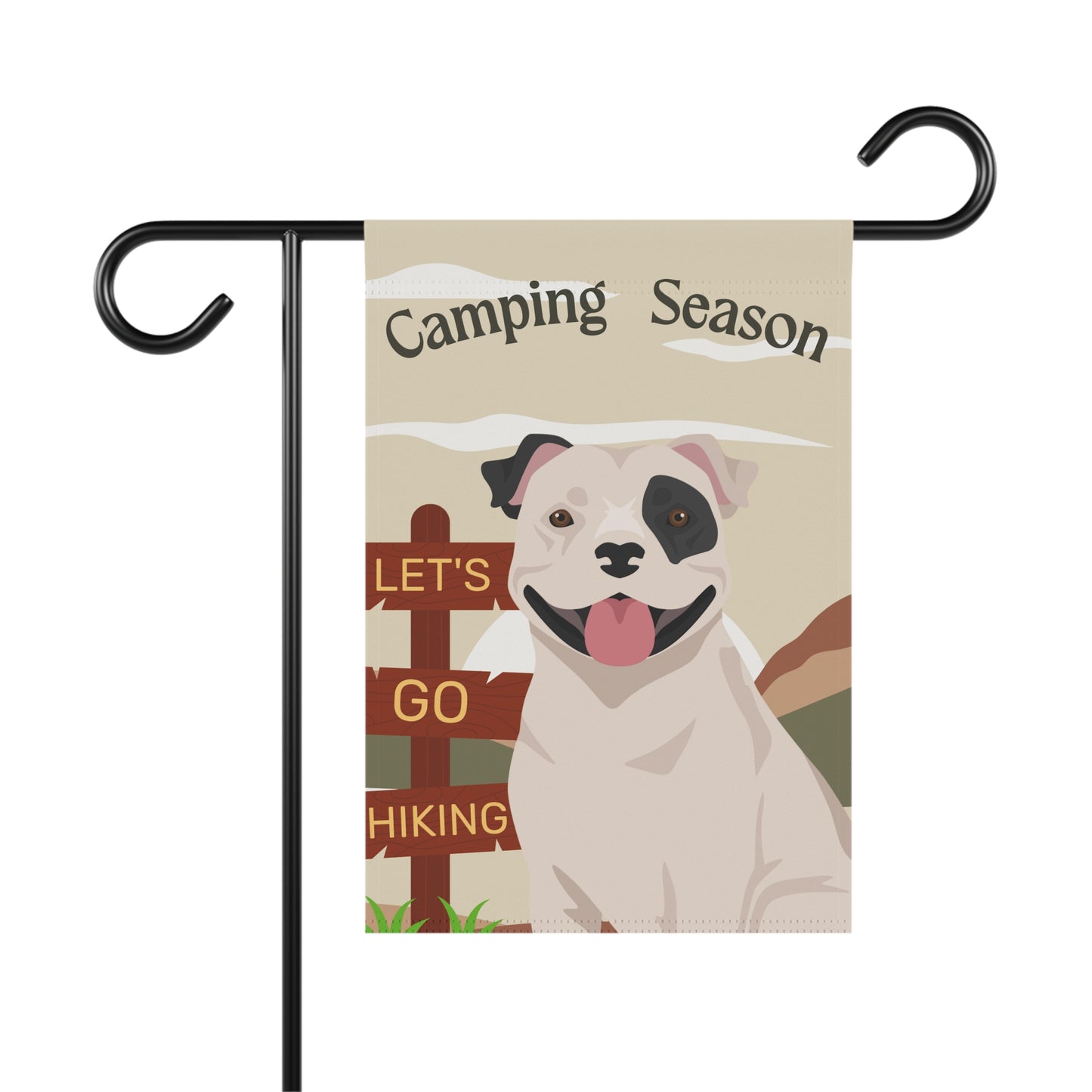 Staffordshire Bull Terrier Dog Camping Garden Flag
