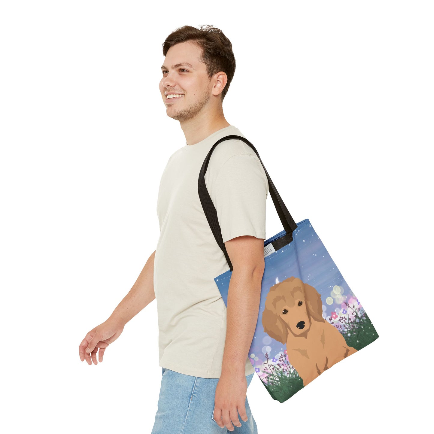 Poodle Dog Tote Bag 16x16