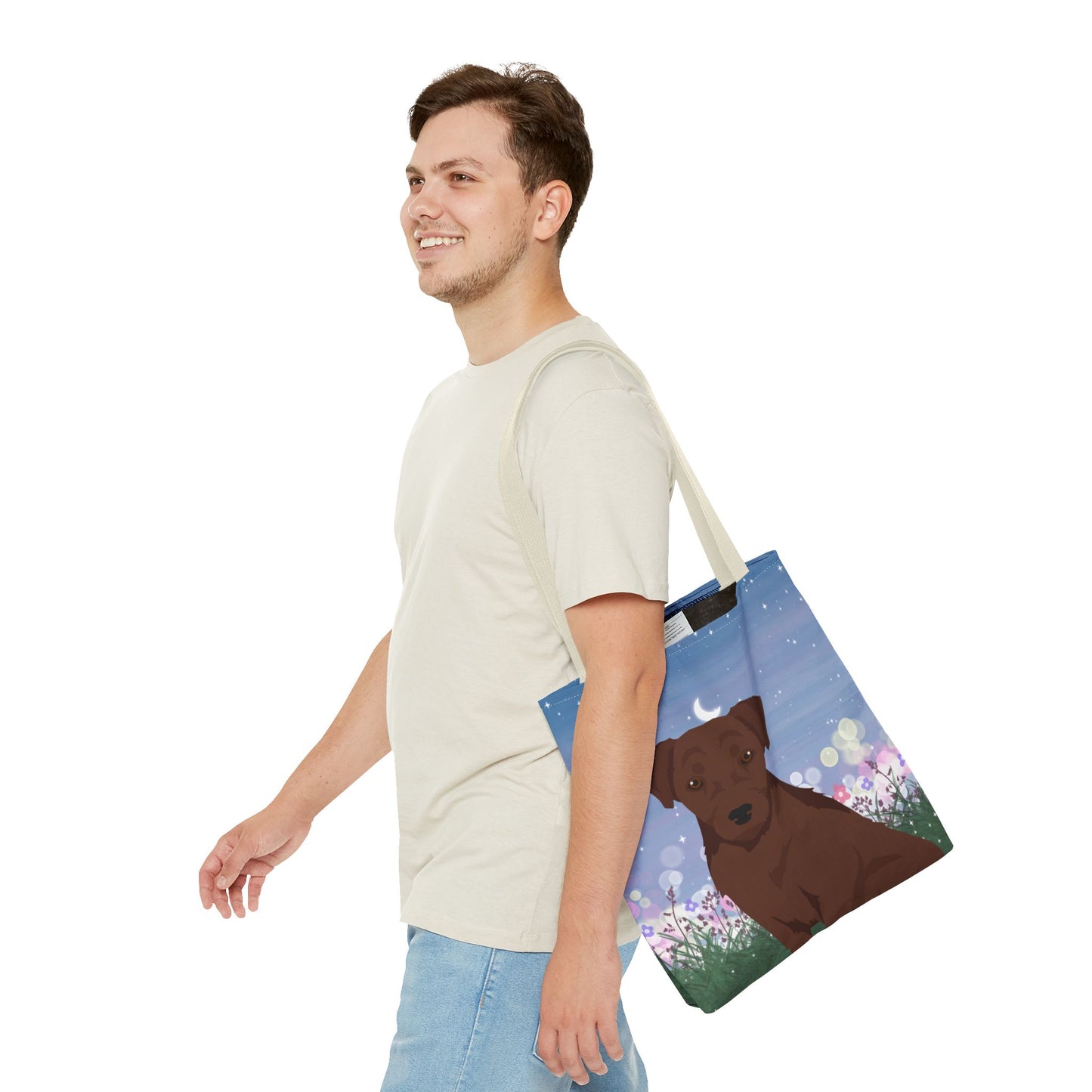 Patterdale Terrier Dog Tote Bag 16x16