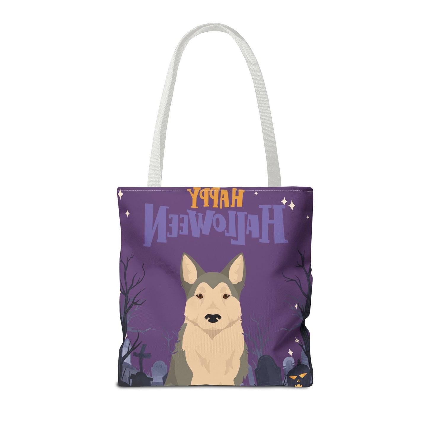 West Siberian Laika Dog Happy Halloween Tote Bag 16x16