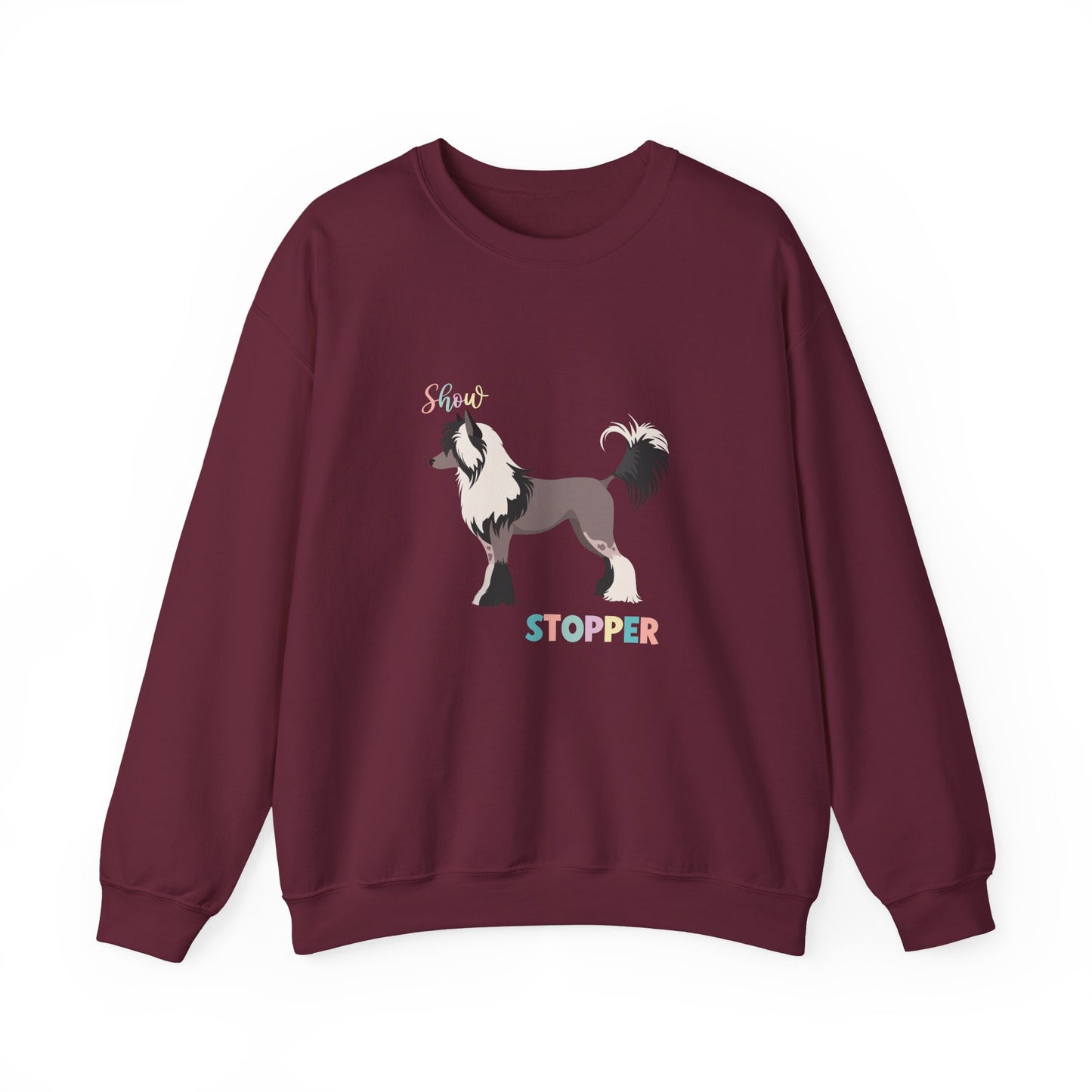 Chinese Crested Dog Dog Unisex Heavy Blend Crewneck Sweatshirt