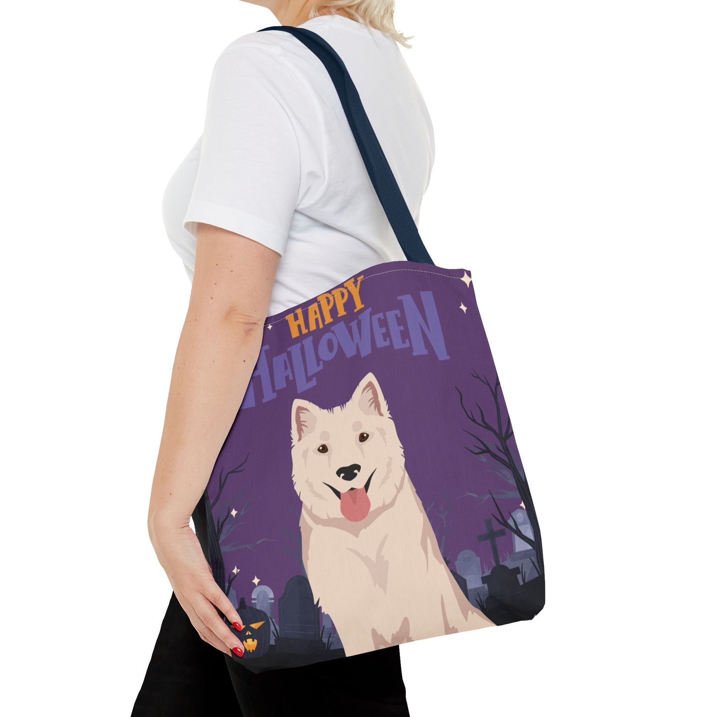 Kintamani Bali Dog Dog Happy Halloween Tote Bag 16x16