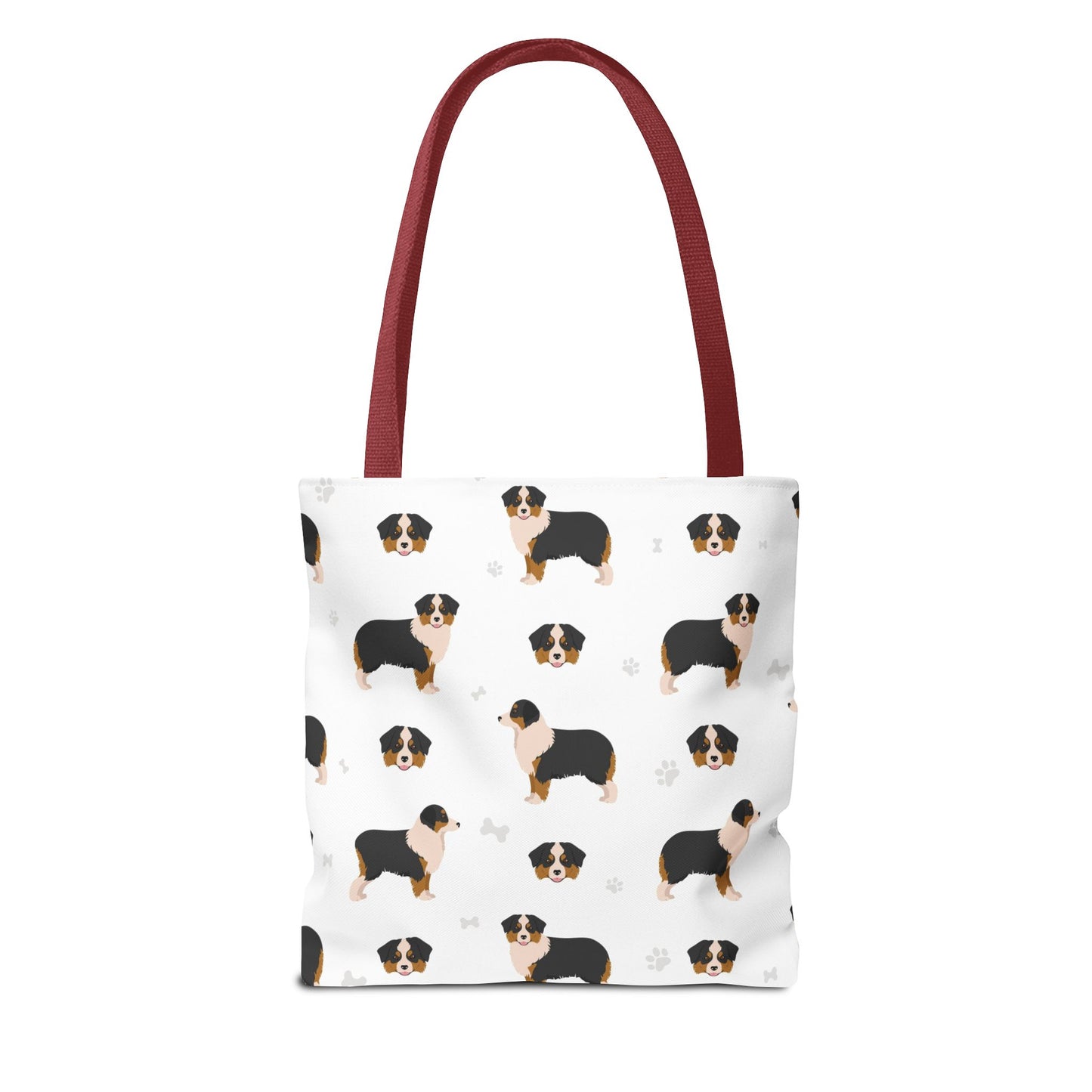 Miniature Australian Shepherd Dog Tote Bag, Aussie Dog Mom Gift