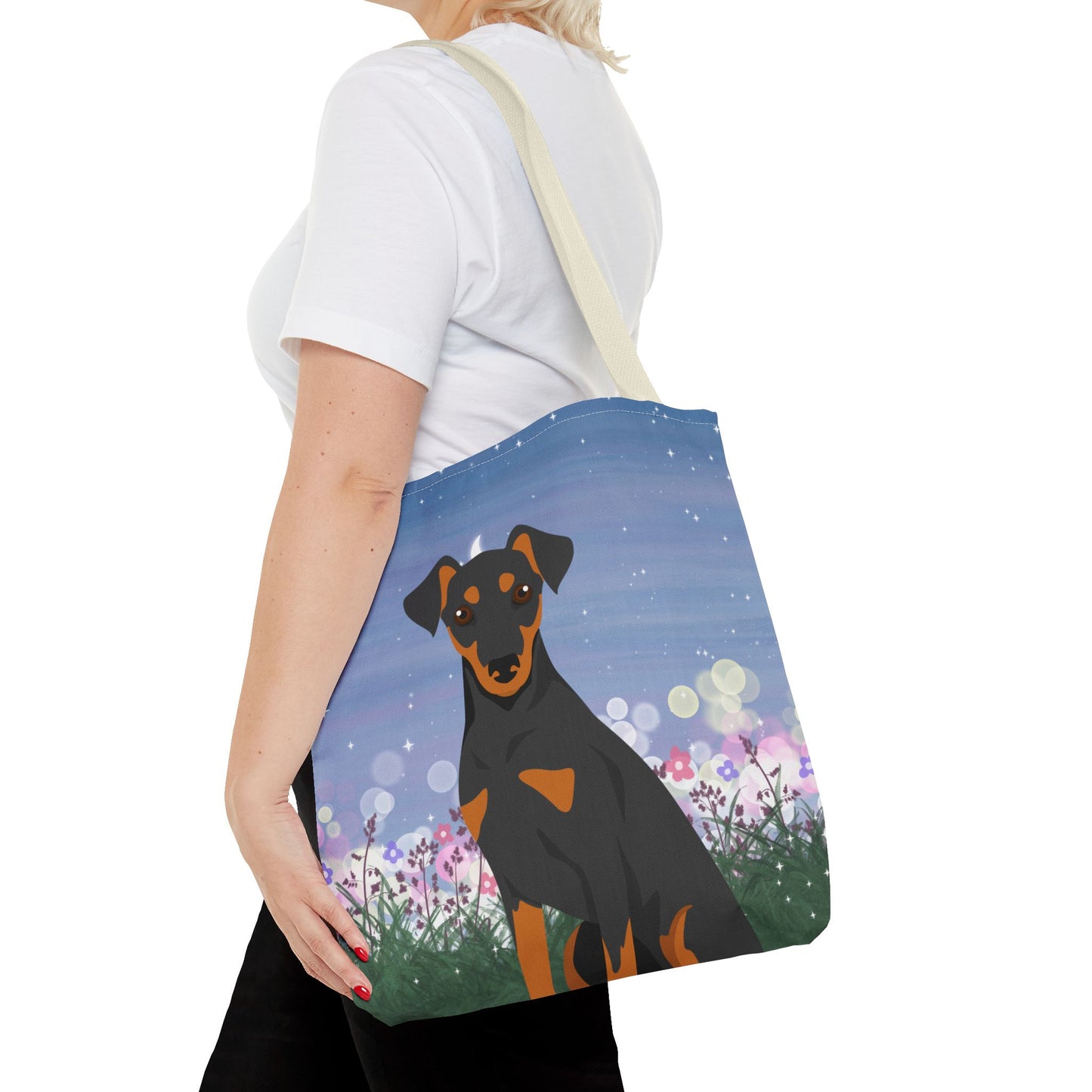 German Pinscher Dog Tote Bag 16x16