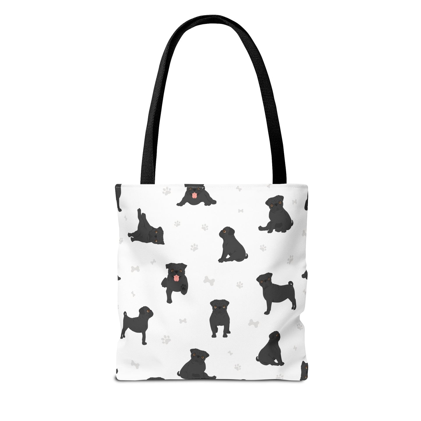 Pug Dog Tote Bag, Dog Mom Gift