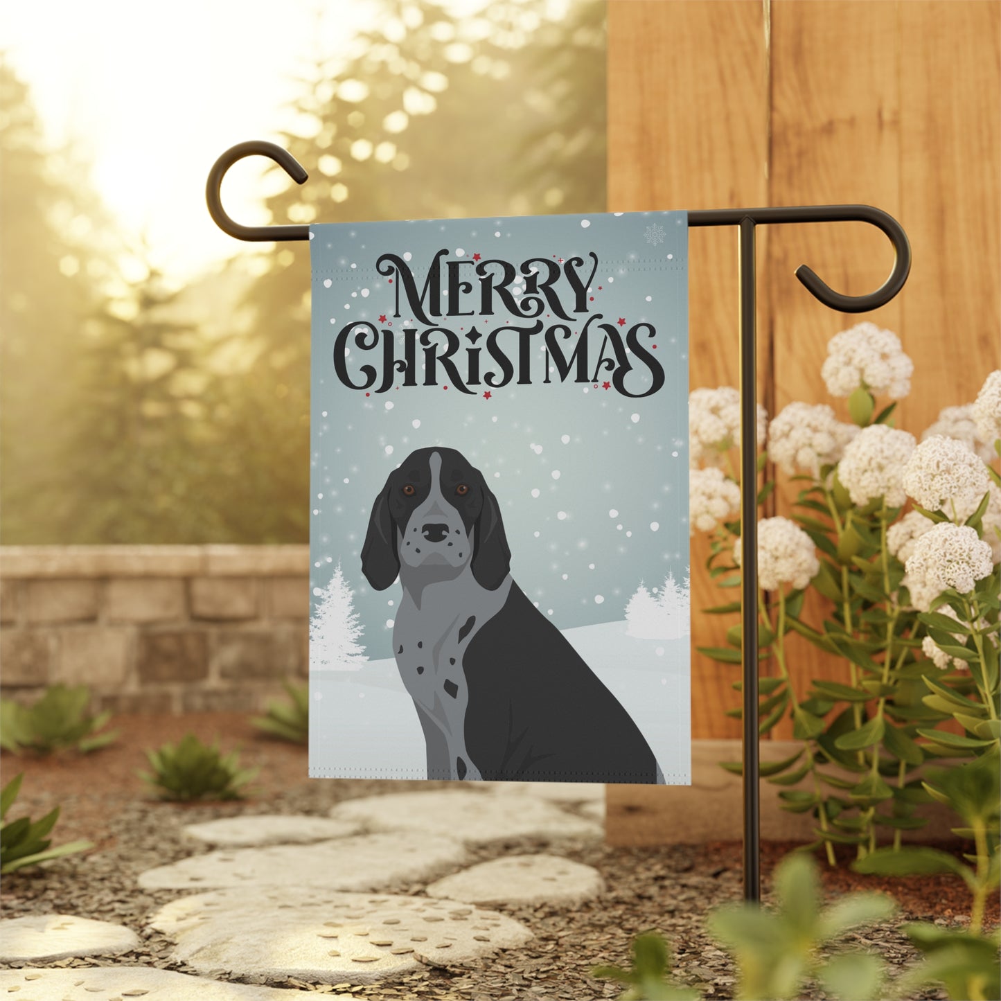 American English Coonhound Dog Garden Flag