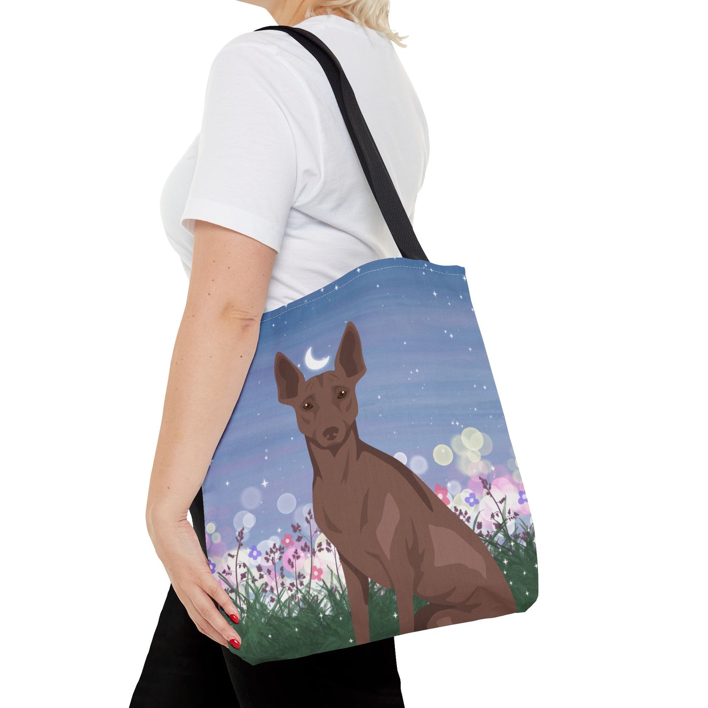 Peruvian Inca orchid Dog Tote Bag 16x16