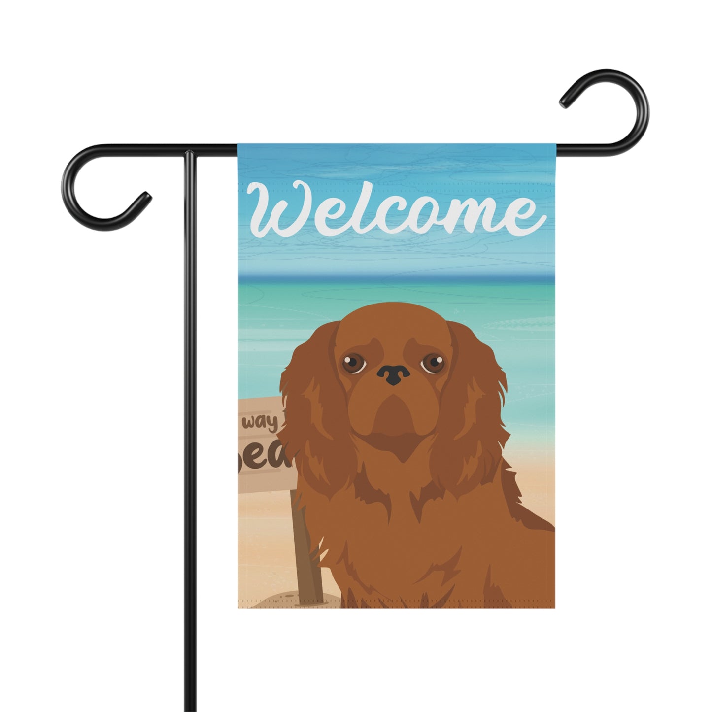 English Toy Dog Garden Flag
