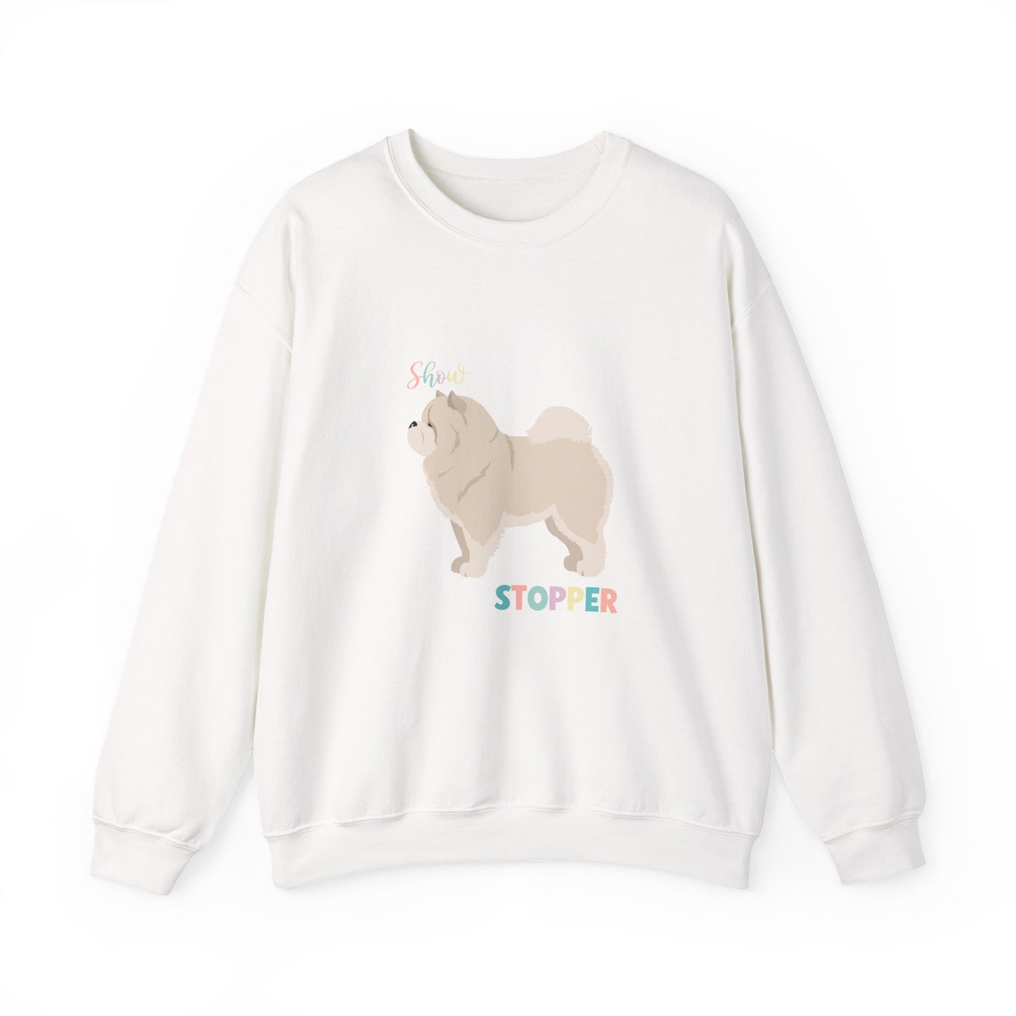 Chow Chow Dog Unisex Heavy Blend Crewneck Sweatshirt
