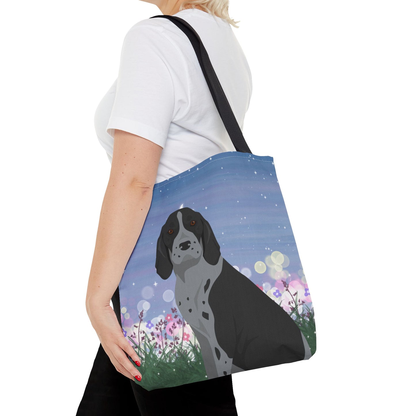 American English Coonhound Dog Tote Bag 16x16