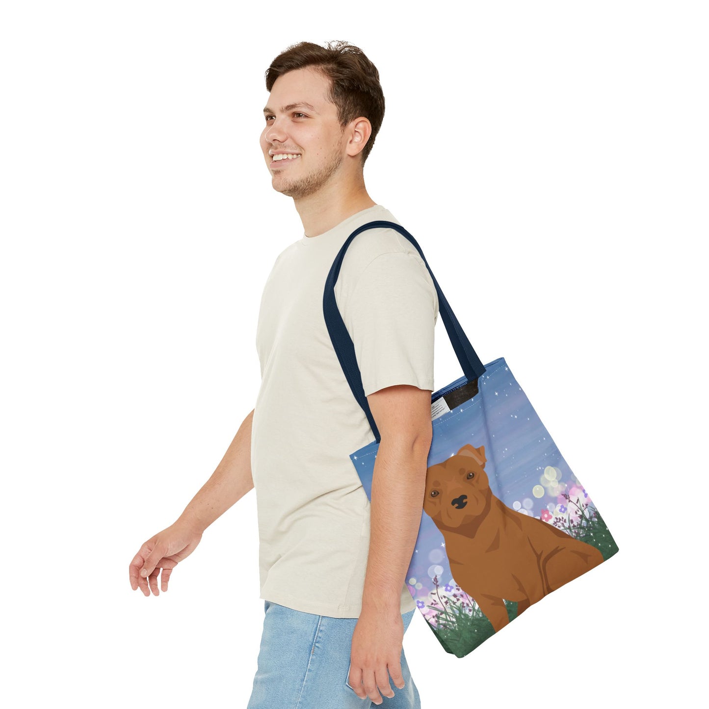Staffordshire Bull Terrier Dog Tote Bag 16x16