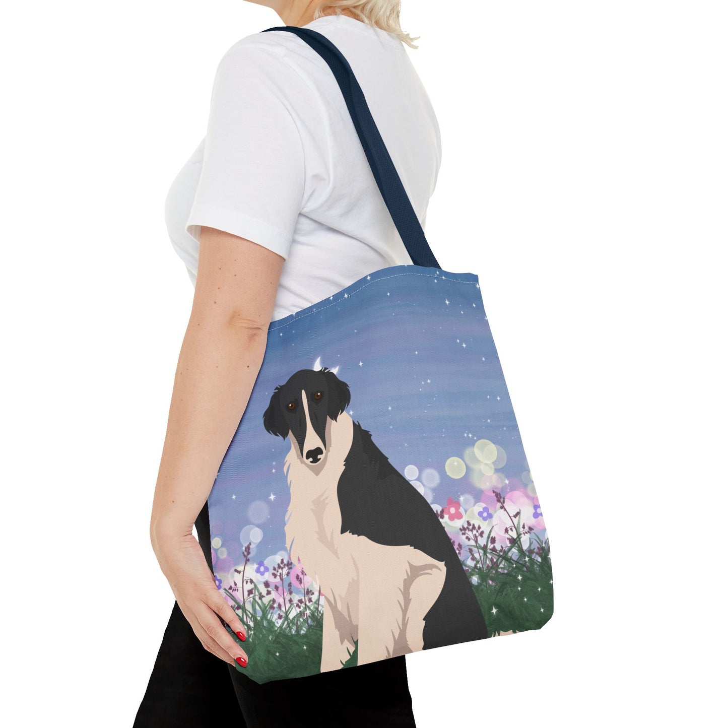 Borzoi Dog Tote Bag 16x16