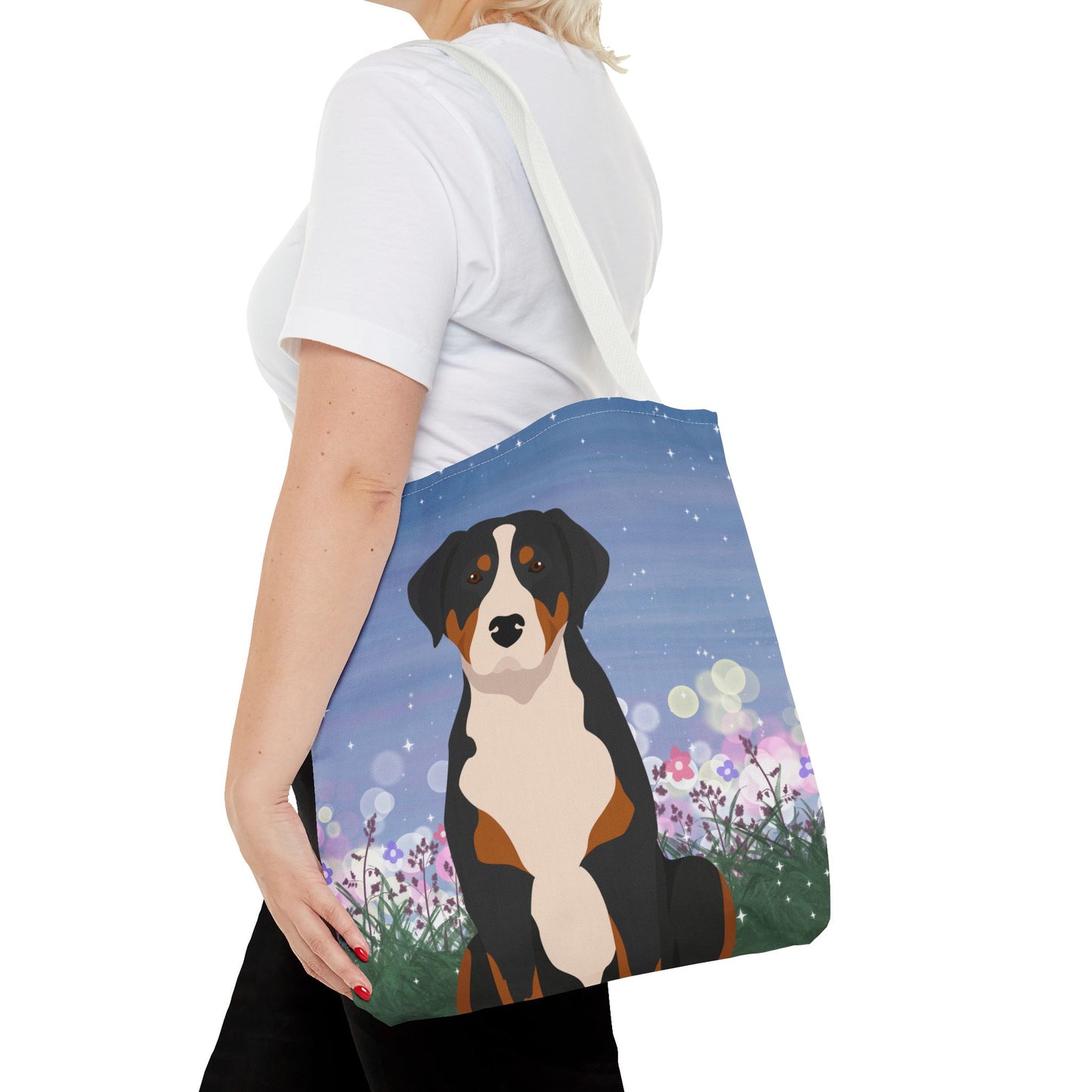 Great Swiss Mountain Dog Dog Tote Bag 16x16