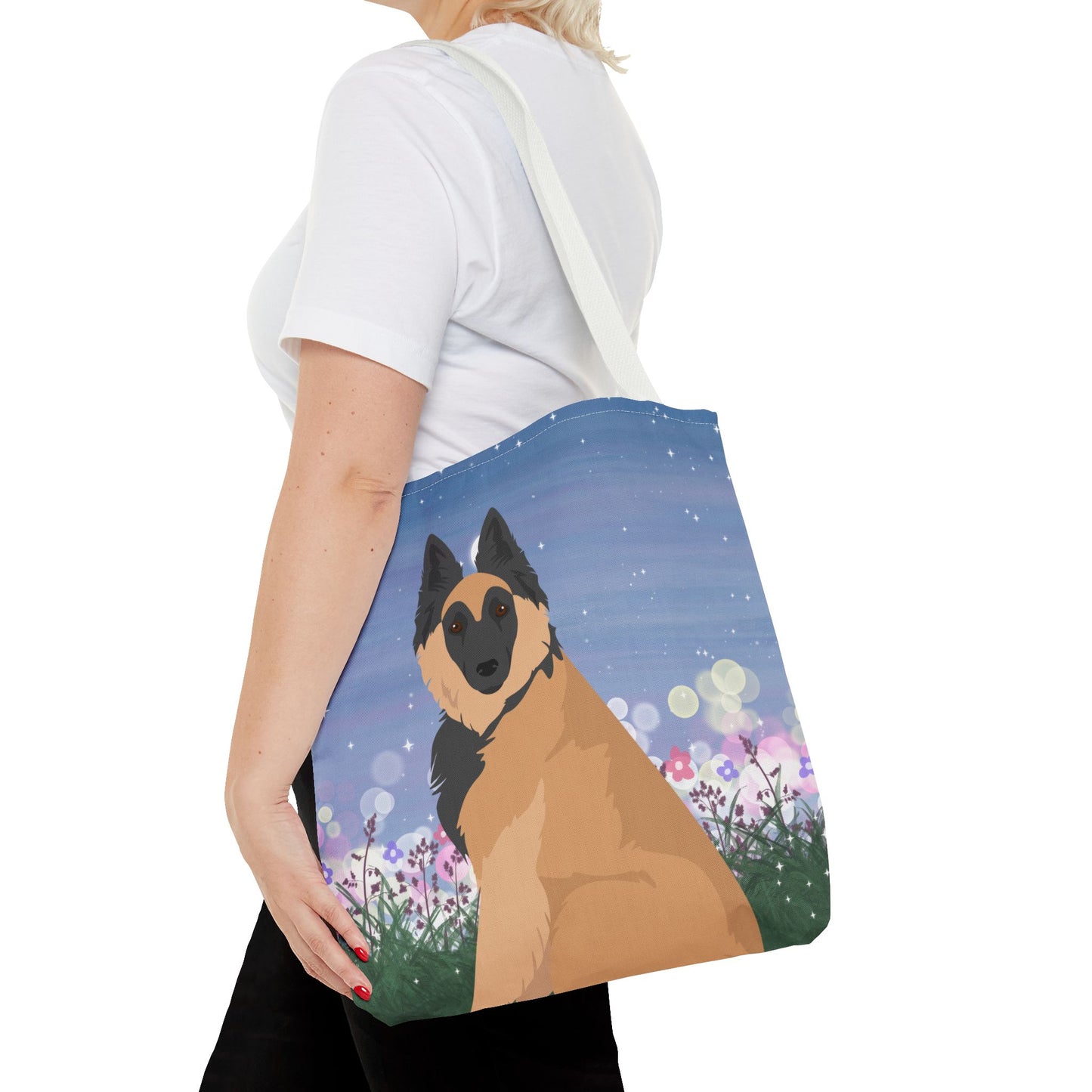 Belgian Tervuren Dog Tote Bag 16x16
