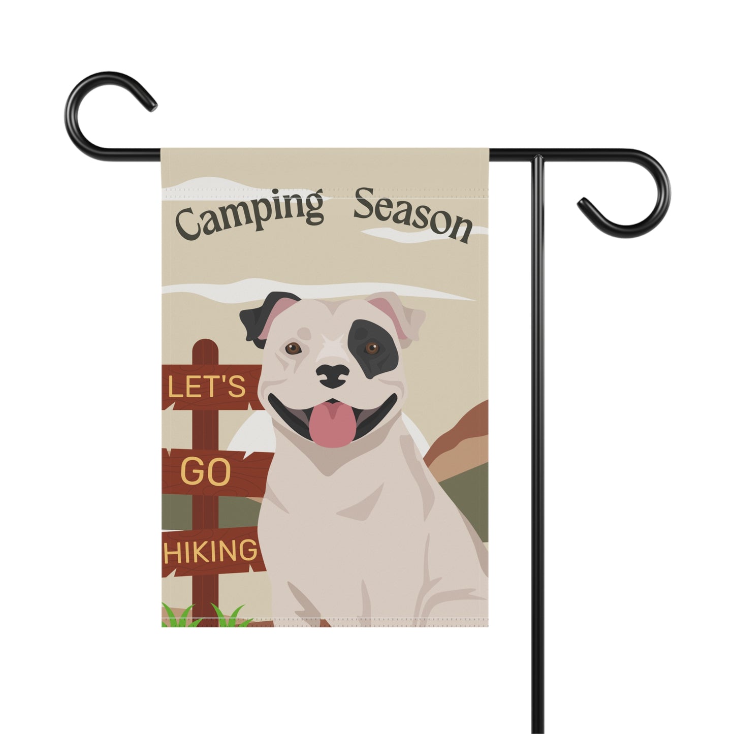 Staffordshire Bull Terrier Dog Camping Garden Flag