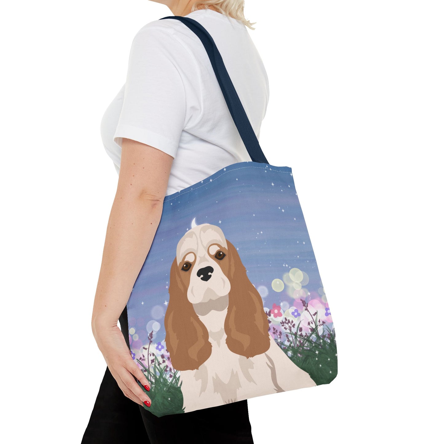 Cocker Spaniel Dog Tote Bag 16x16