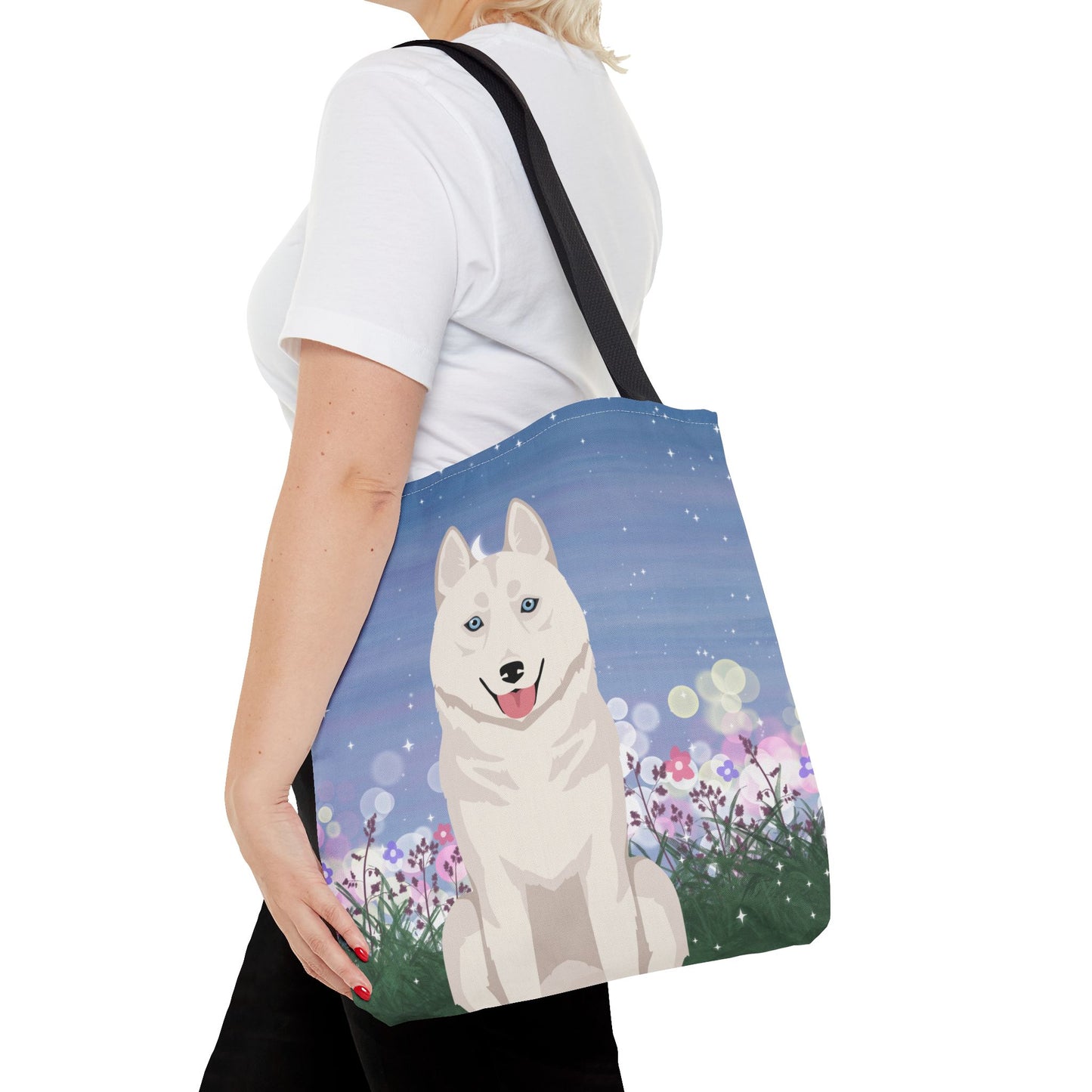 Siberian Husky Dog Tote Bag 16x16